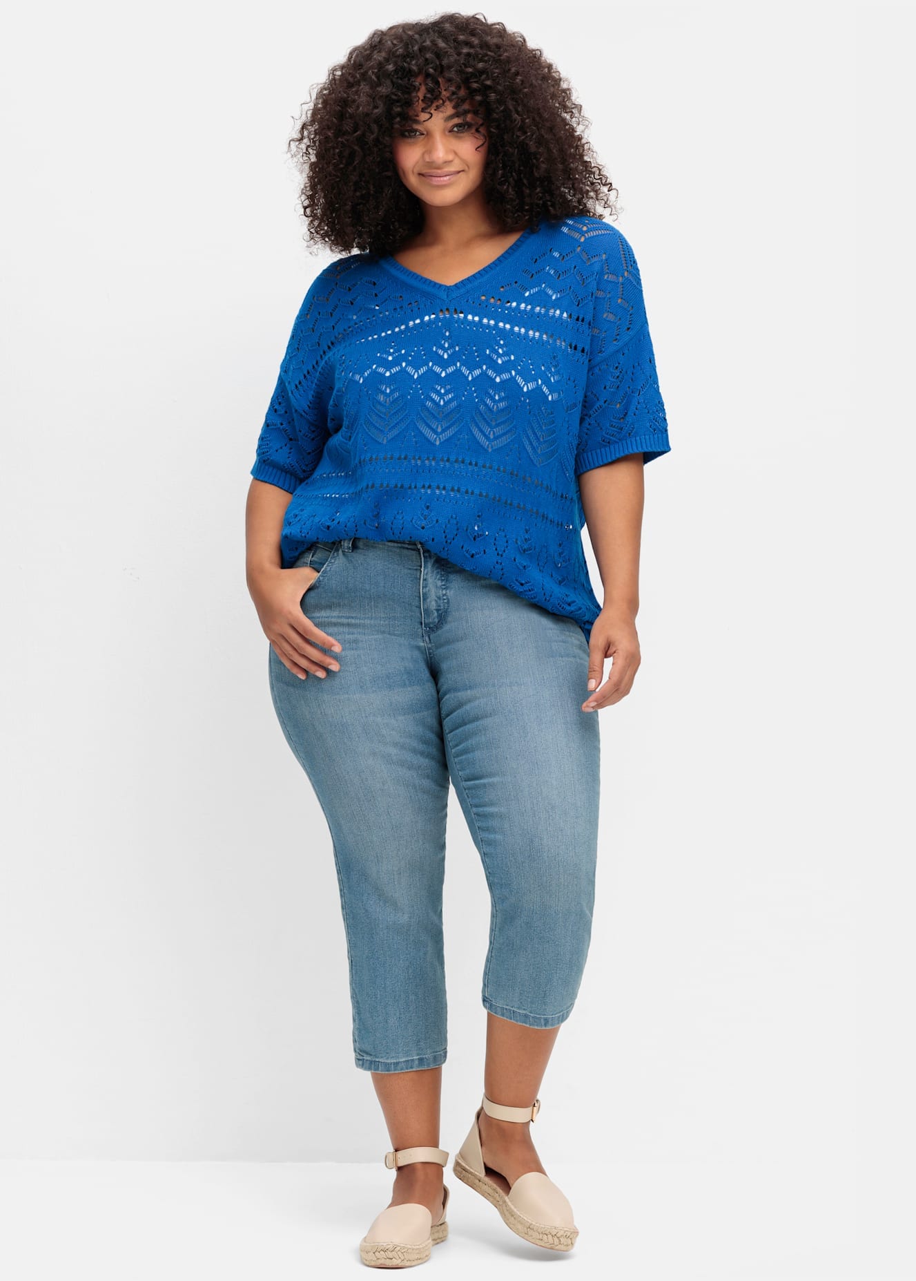 Sheego Strickpullover "Pullover" günstig online kaufen