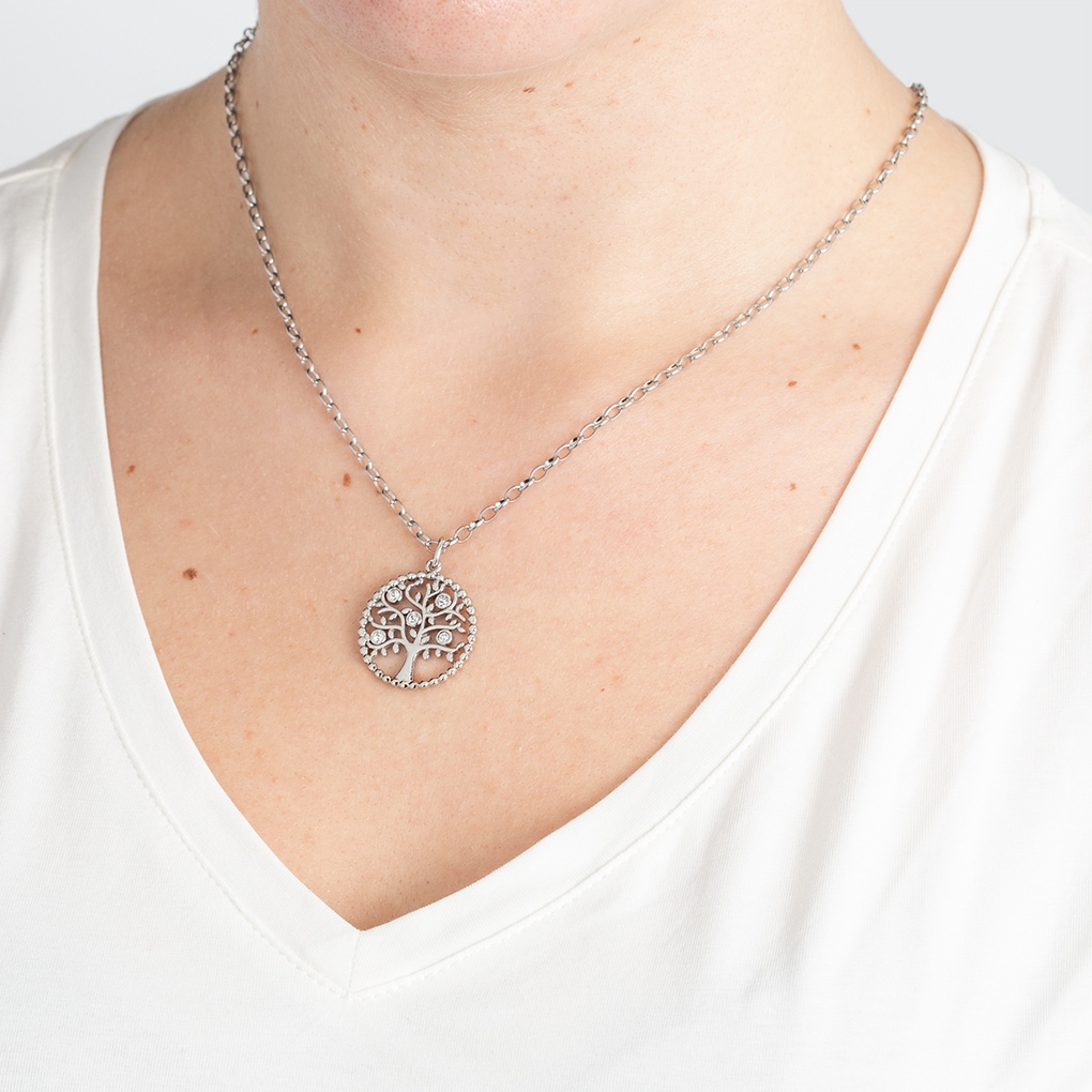 Lotus Kette mit Anhänger »Essentials - Baum des Lebens«