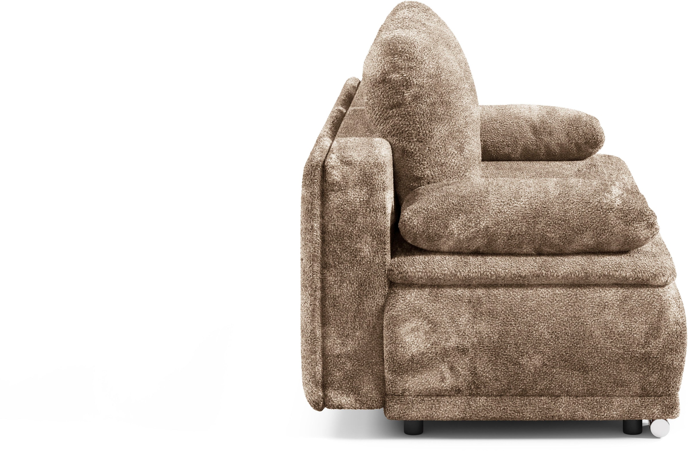 WERK2 Schlafsofa »Biggi, komfortabel und elegant, Breite 206cm,«, 2-Sitzer Sofa & Schlafcouch mit Bettkasten
