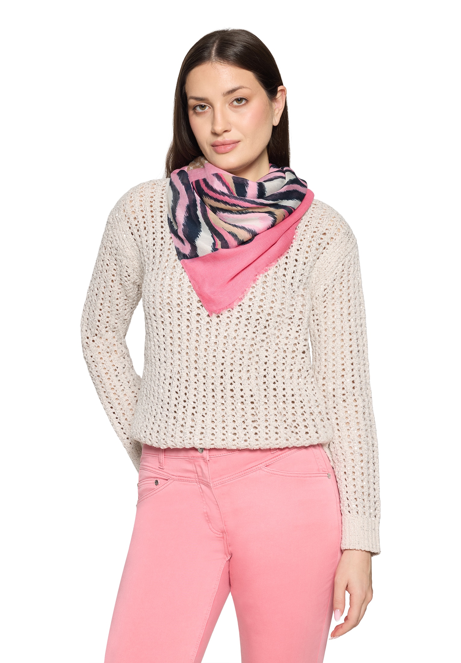 Betty Barclay Schal "Damen mit Aufdruck" günstig online kaufen