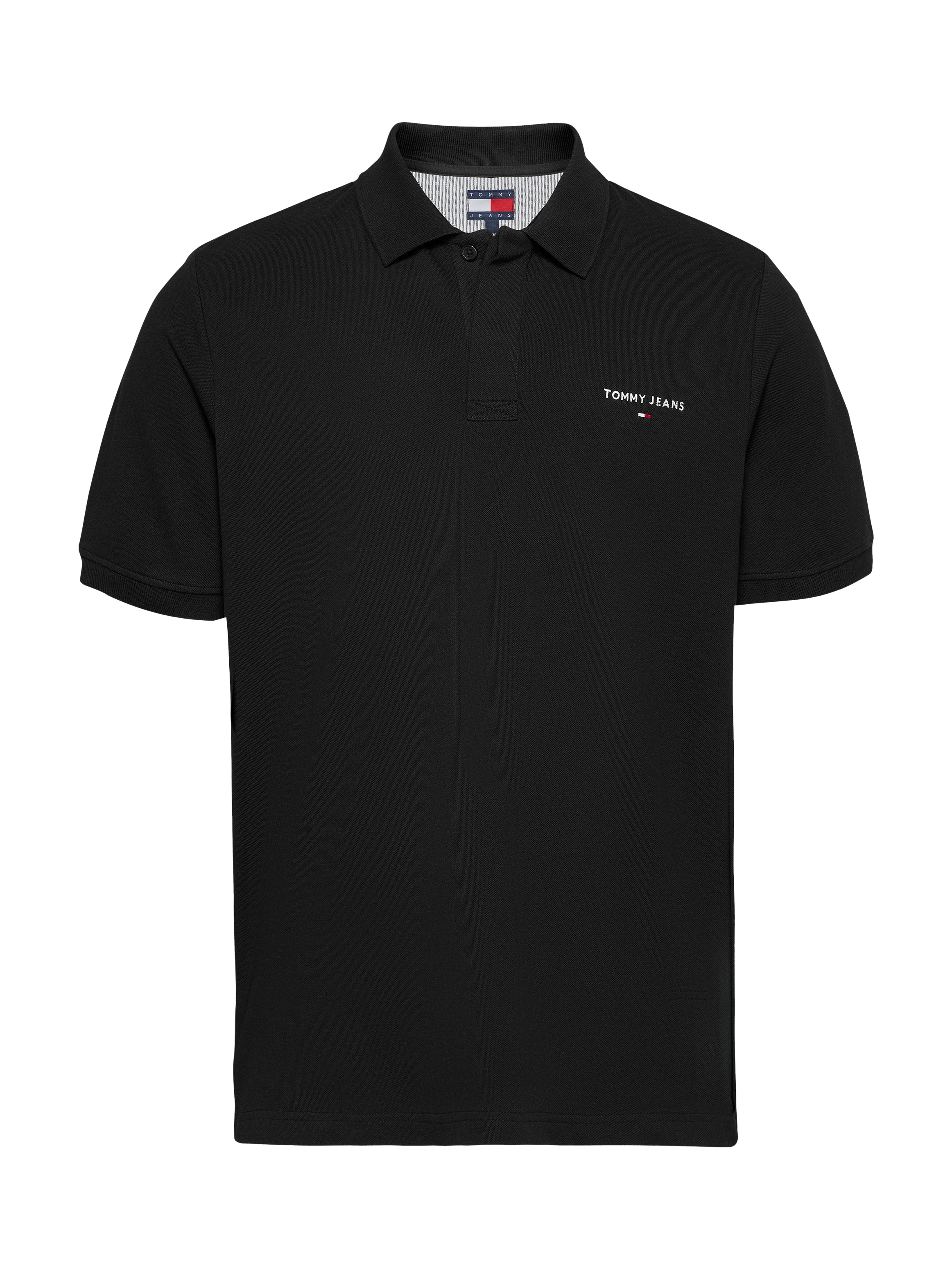 Tommy Jeans Poloshirt »TJM REG LINEAR POLO EXT«, Mit Rundhalsausschnitt