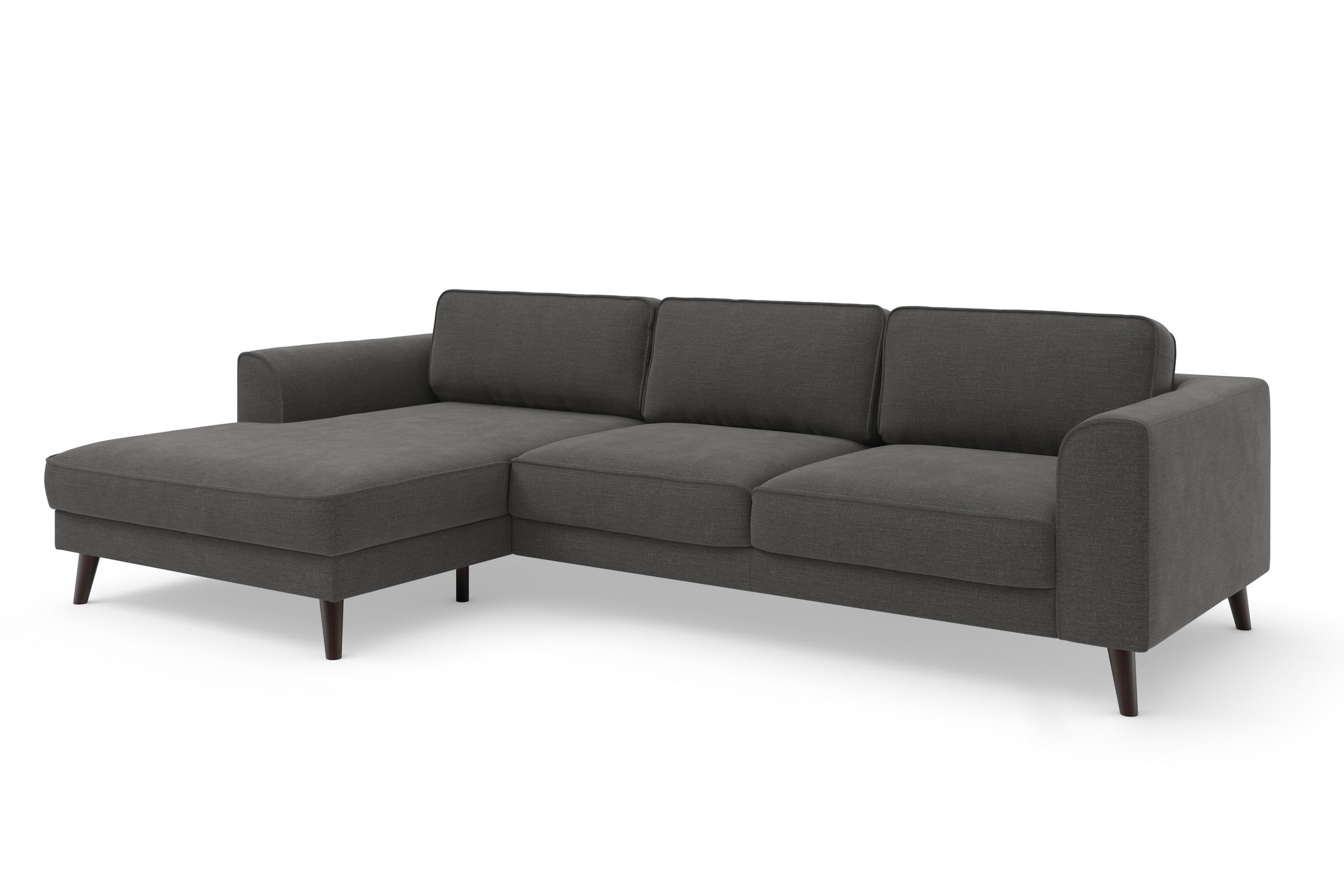 TRENDMANUFAKTUR Ecksofa »Lumber Jack, elegantes Designsofa, zeitlos modern, hoher Sitzkomfort«, wahlweise mit Bettfunktion u. Bettkasten, L-Form