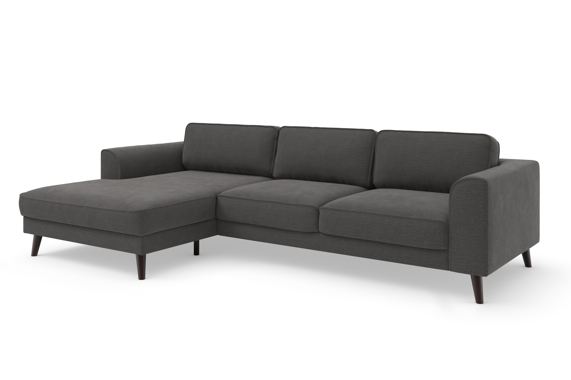 Thumbnail - TRENDMANUFAKTUR Ecksofa "Lumber Jack, elegantes Designsofa, zeitlos modern, hoher Sitzkomfort" wahlweise mit Bettfunktio...