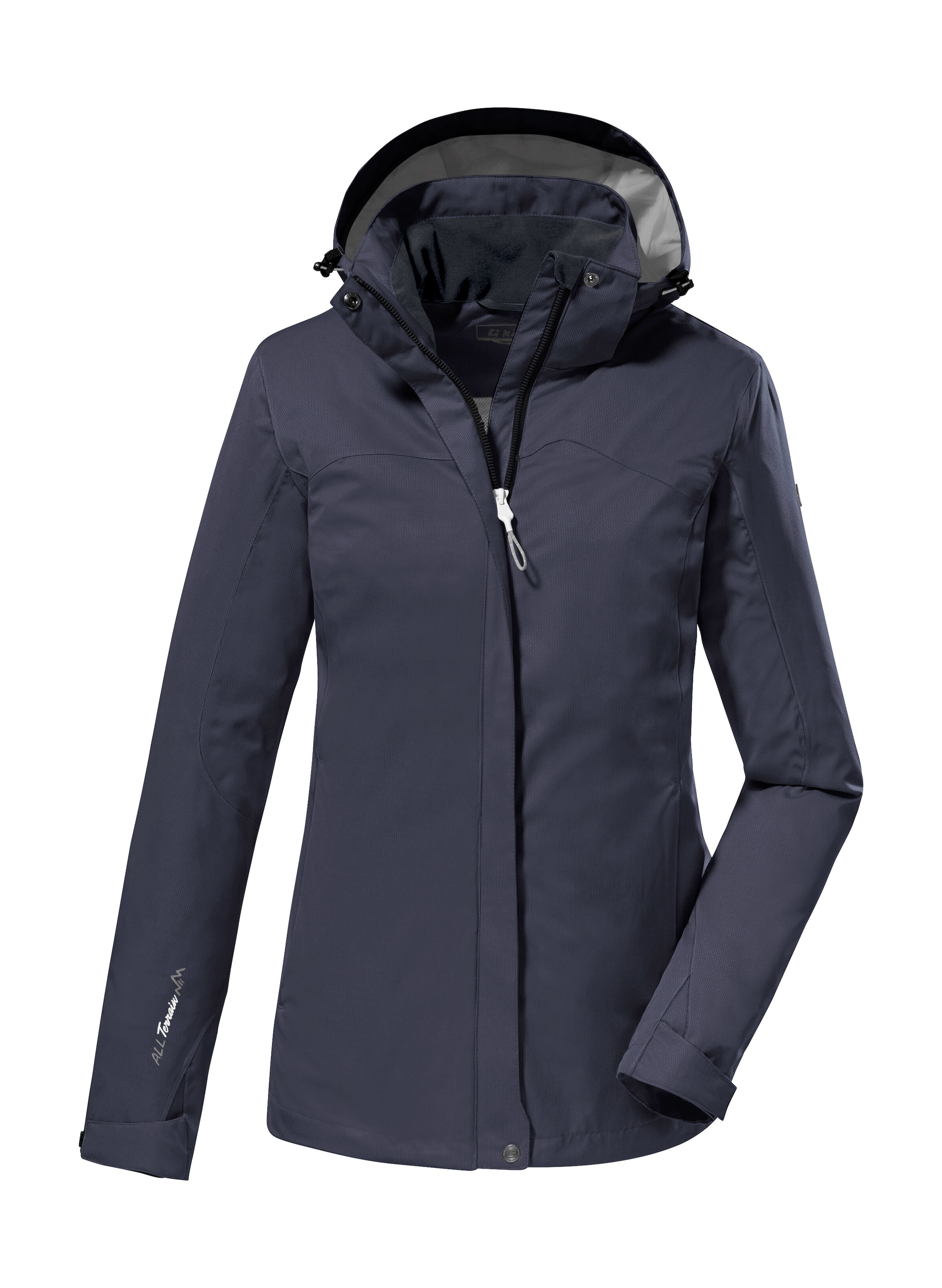 Killtec Funktionsjacke "KOS 133 KG WMN JCKT" wasserdichte Funktionsjacke in Kurzgröße: verkürzte Ärmel u Rumpf