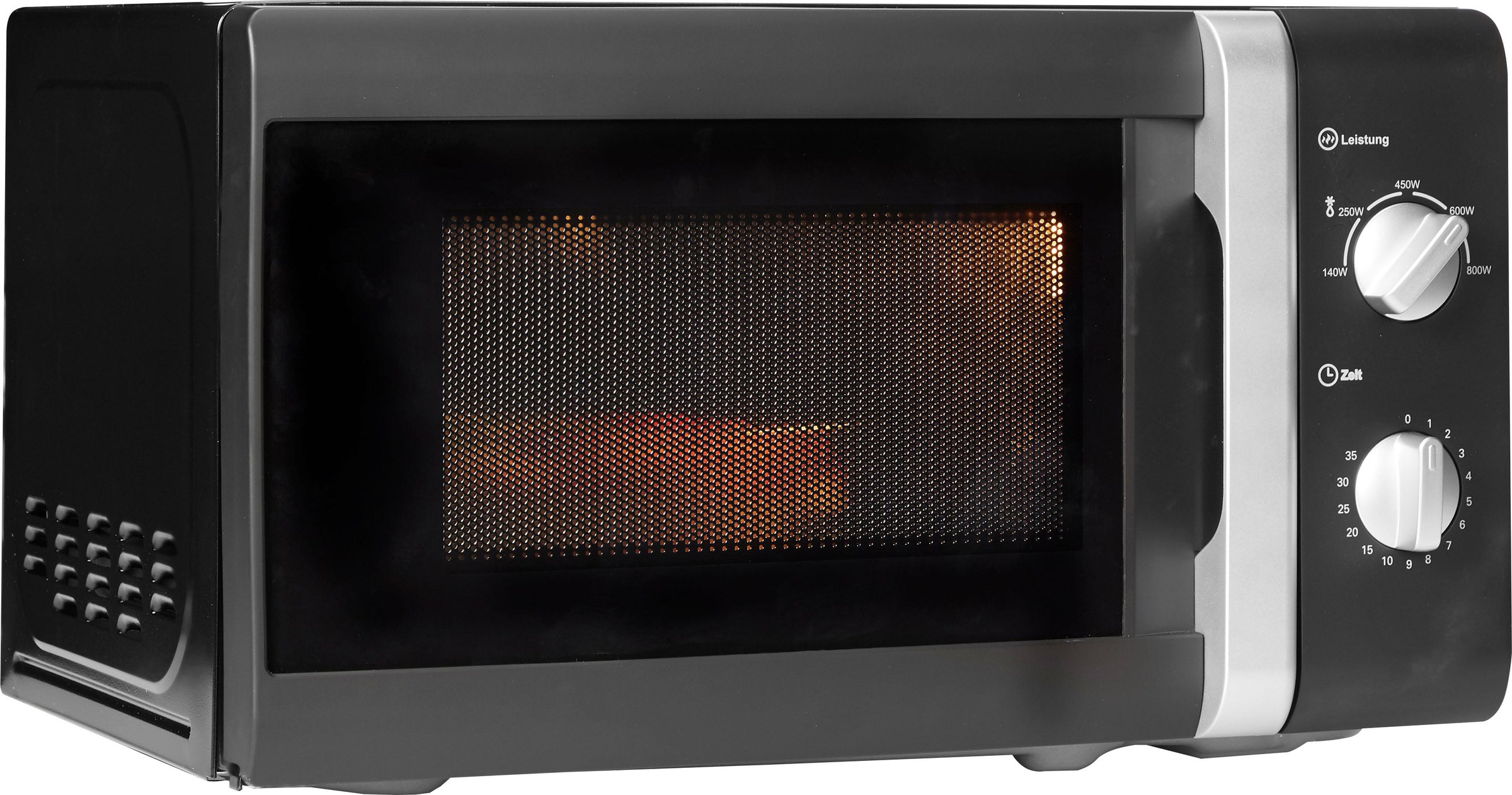 Privileg Mikrowelle "148438" Mikrowelle 800 W mit 5 Leistungsstufen, silber günstig online kaufen