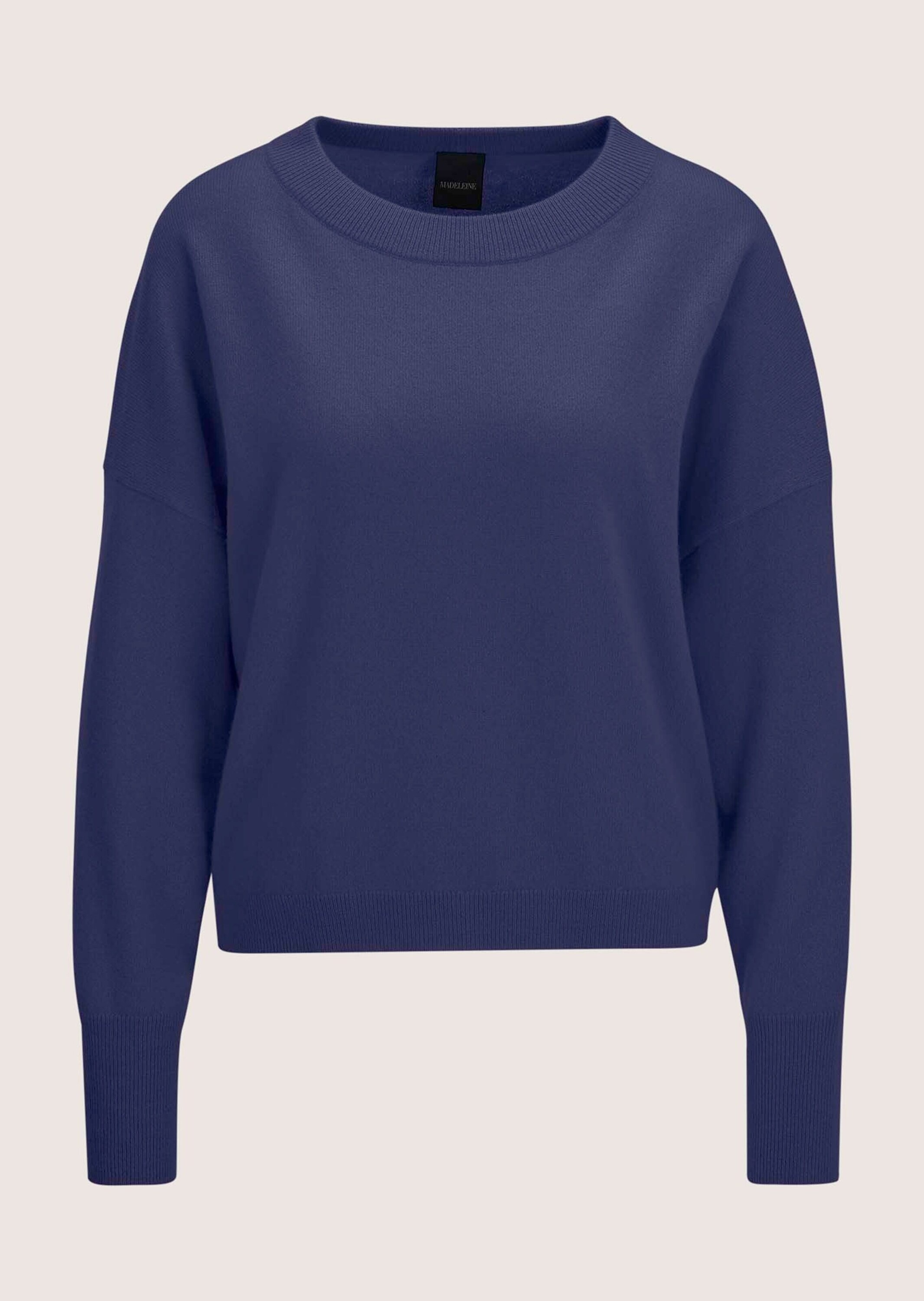 MADELEINE Longpullover "Strickpullover Kaschmir Pullover mit Rundhalsaussch günstig online kaufen