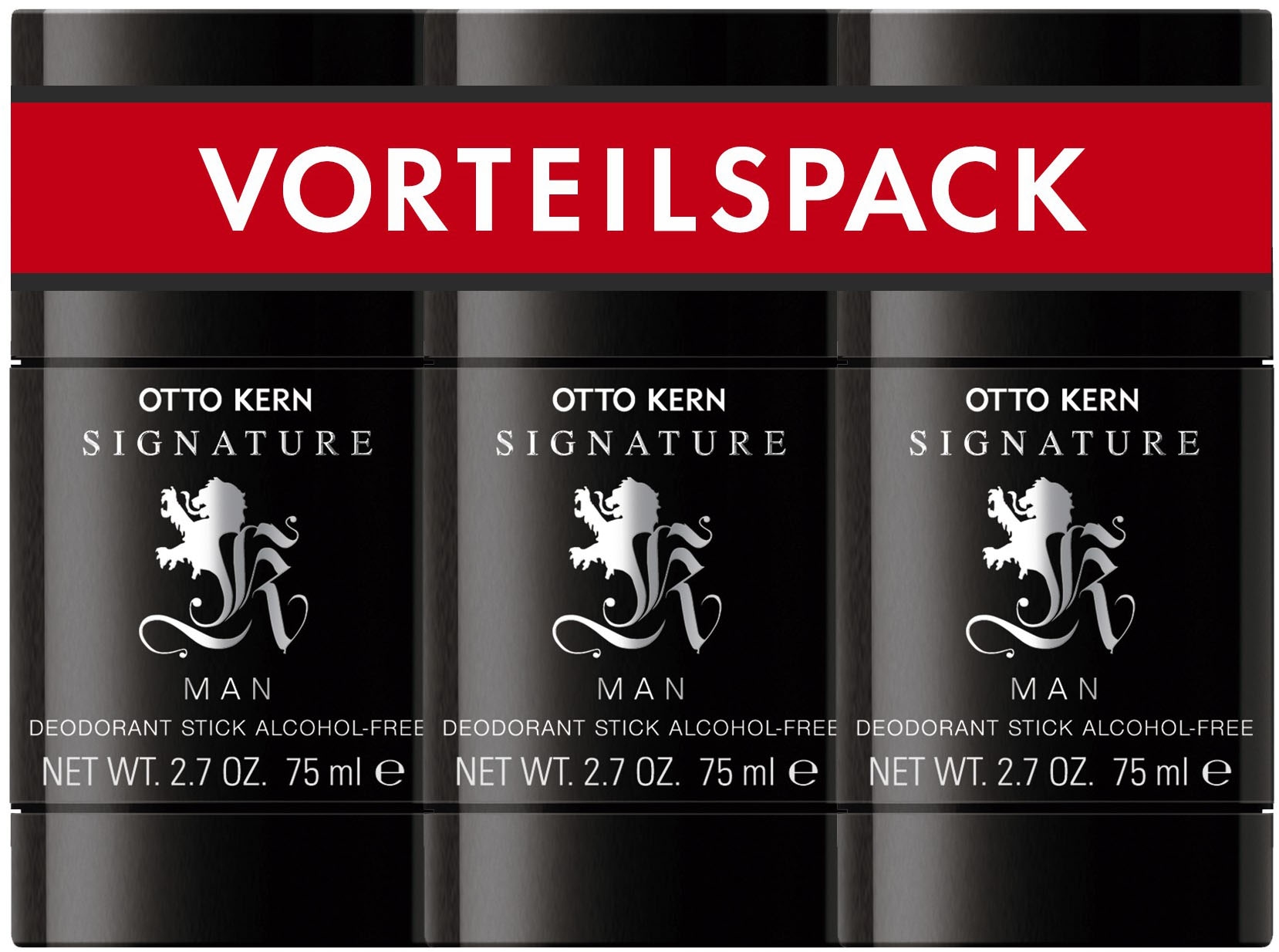 Deo-Set »Signature Man«, (Spar-Set, 3 tlg., 3x 75ml)