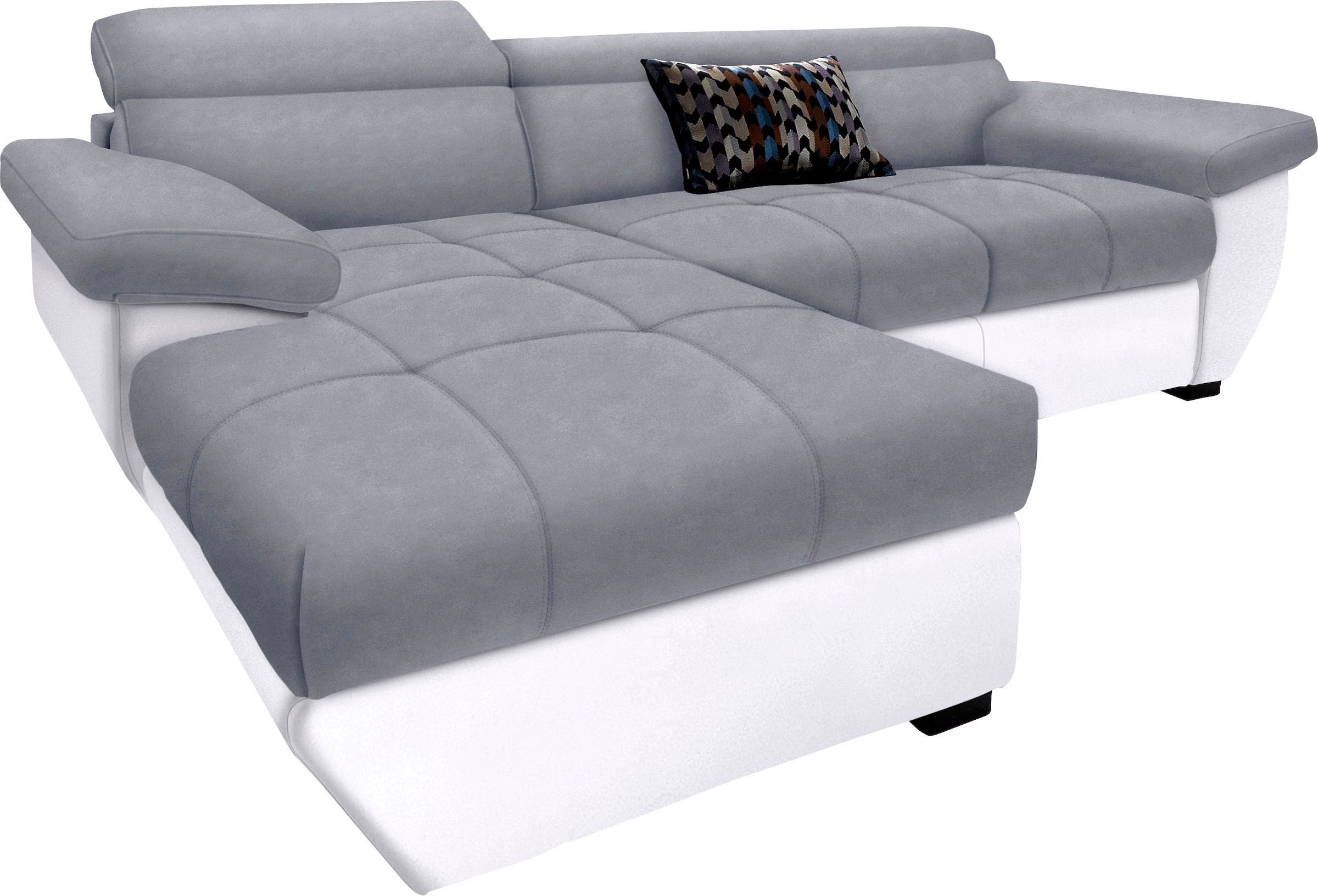 COTTA Ecksofa »Speedway L-Form« mit Kopfteilverstellung, wahlweise mit Bettfunktion & Bettkasten