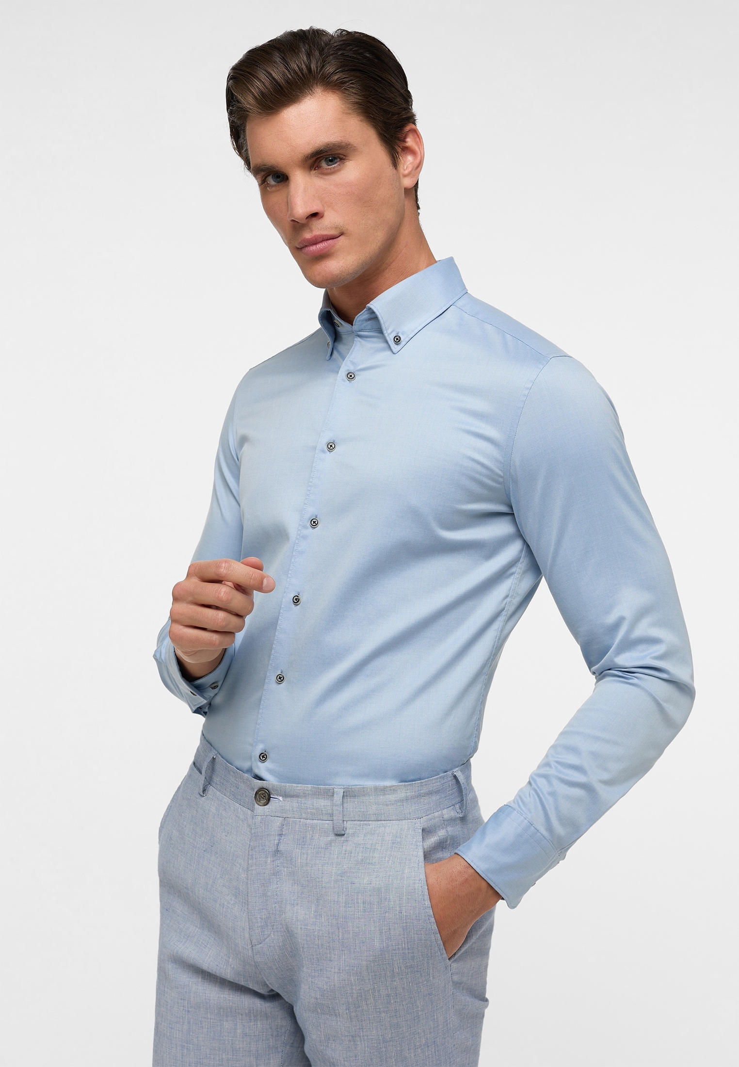 Eterna Langarmhemd "SLIM FIT" günstig online kaufen