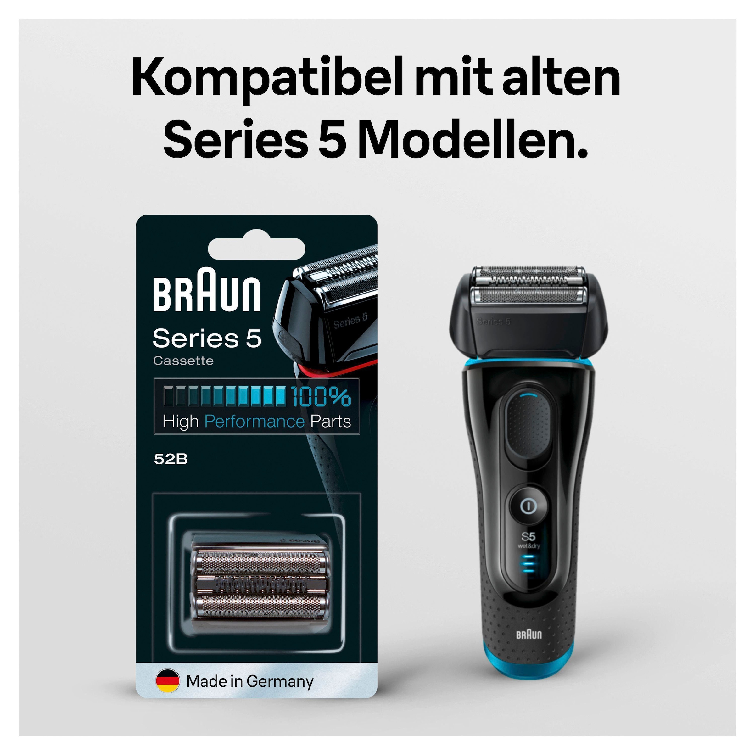 Braun Ersatzscherteil »Series 5 kompatibel kaufen Series Rasierern mit 5 52B«, | BAUR günstig