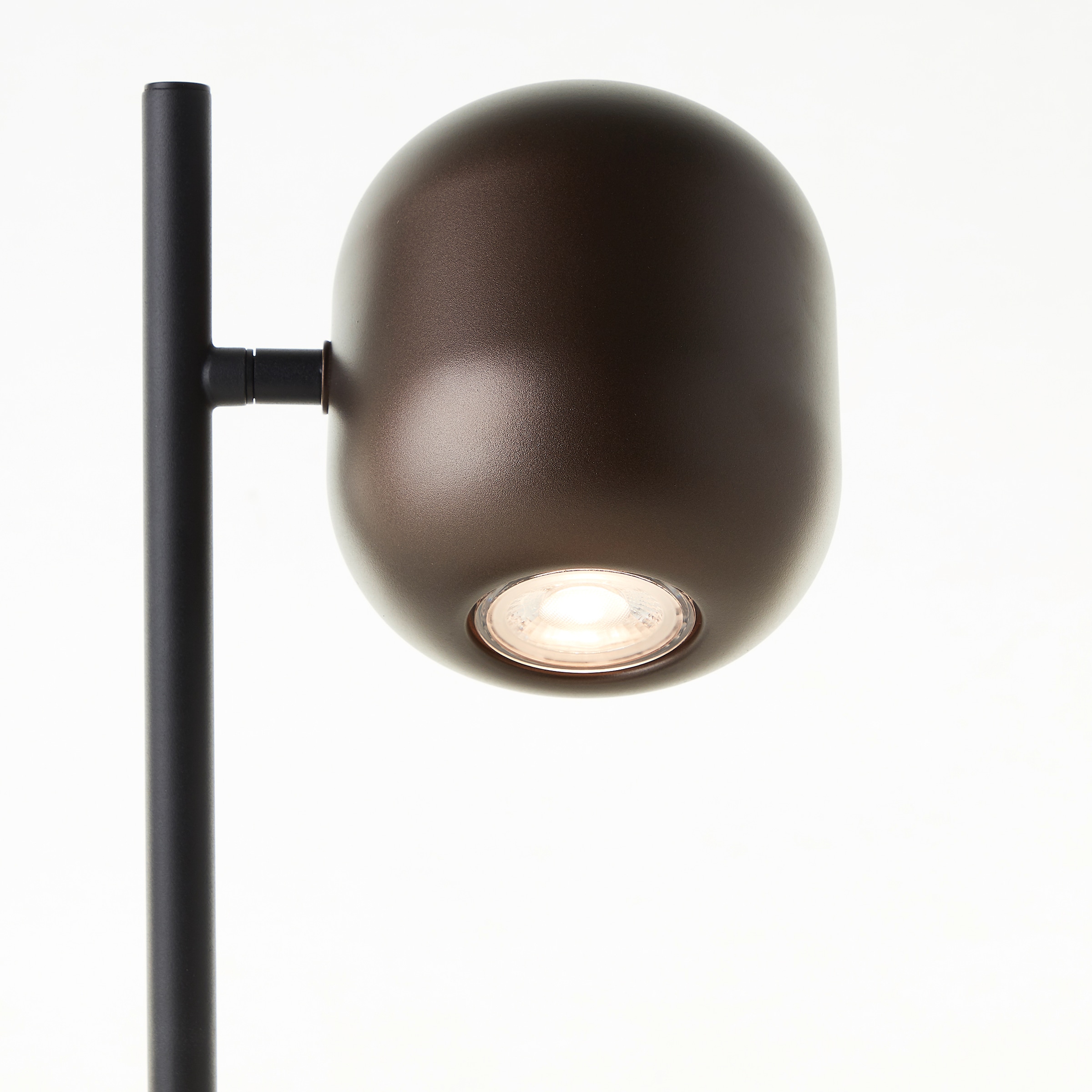 Brilliant Tischleuchte »Jane« GU10 1 Stk. H 42 cm, GU10 Fassung, schwenkbar, Metall, schwarz braun