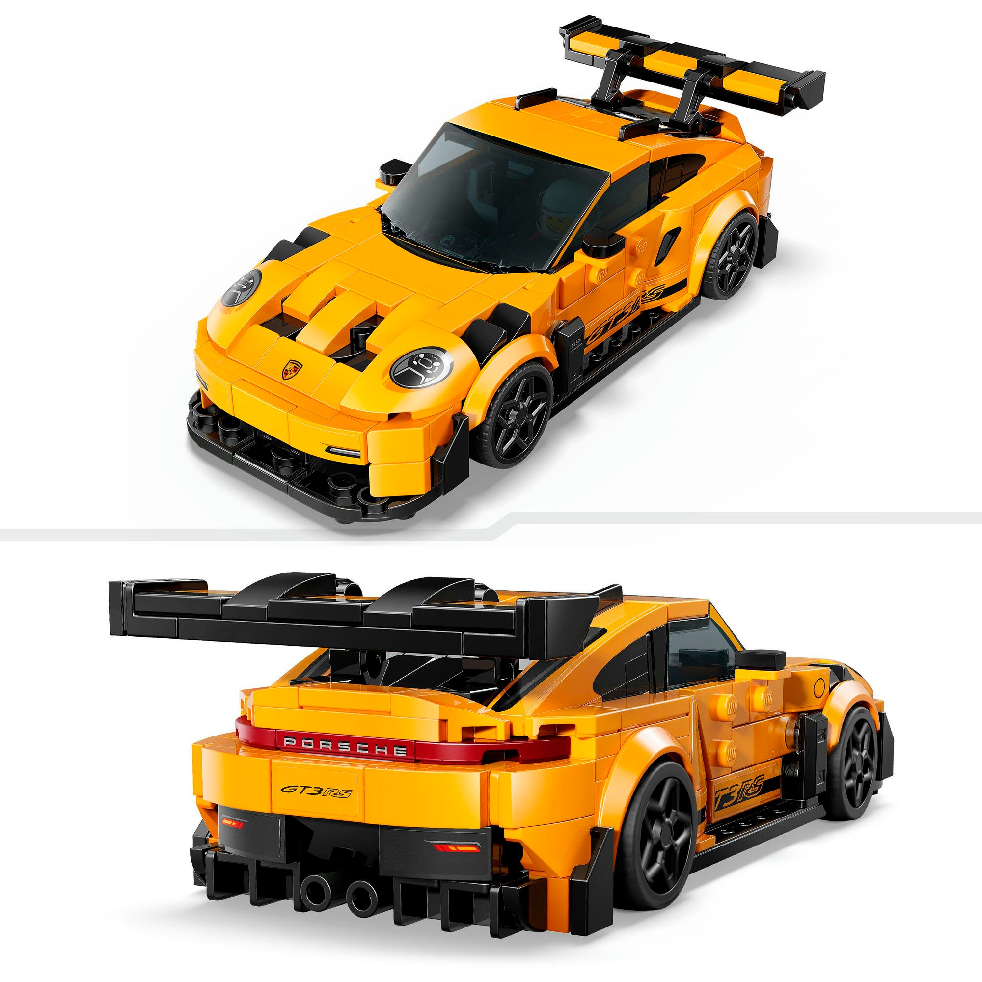 LEGO® Konstruktionsspielsteine »Porsche 911 GT3 RS Supersportwagen (77239), LEGO Speed Champions«, (348 St.), Made in Europe
