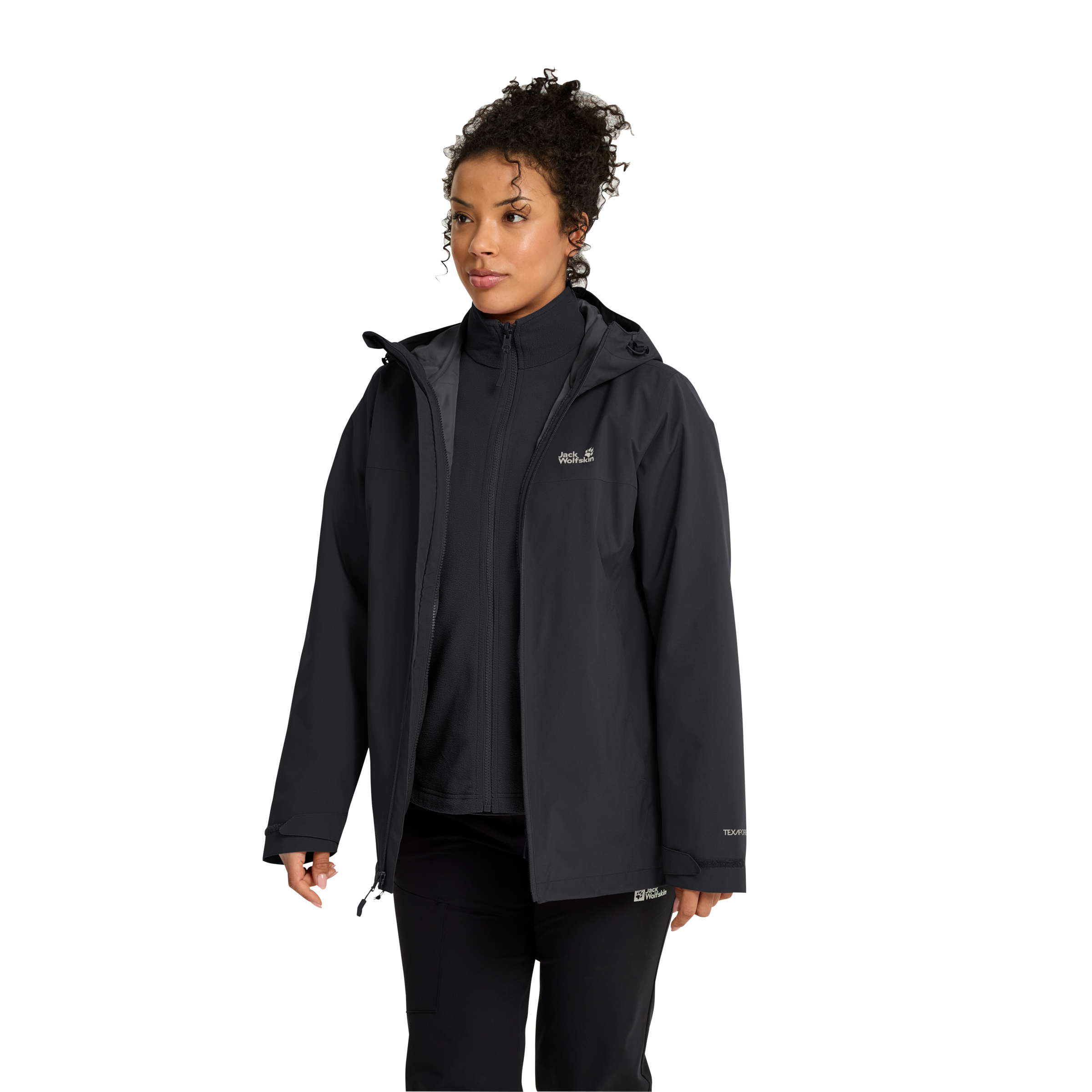 Jack Wolfskin 3-in-1-Funktionsjacke »MOONRISE 2 3IN1 JKT W« 3-in-1-Funktionsjacke, für Wandern und andere Outdoor-Aktivitäten