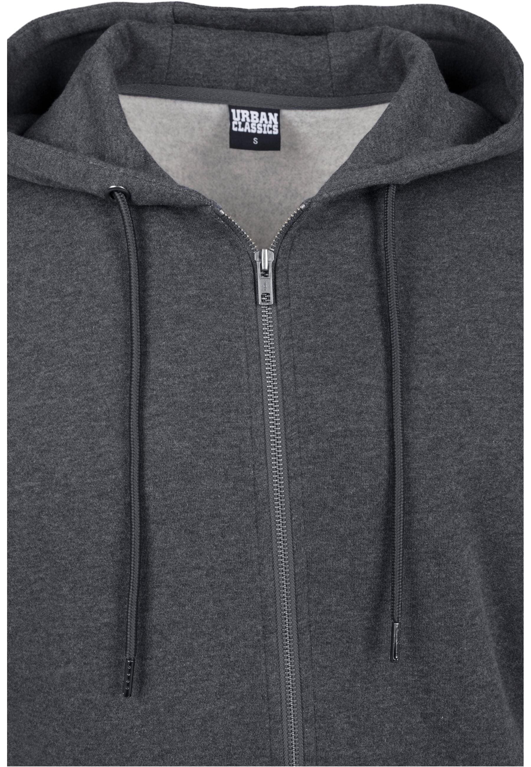URBAN CLASSICS Sweatjacke »Urban Classics Herren Basic Zip Hoody«