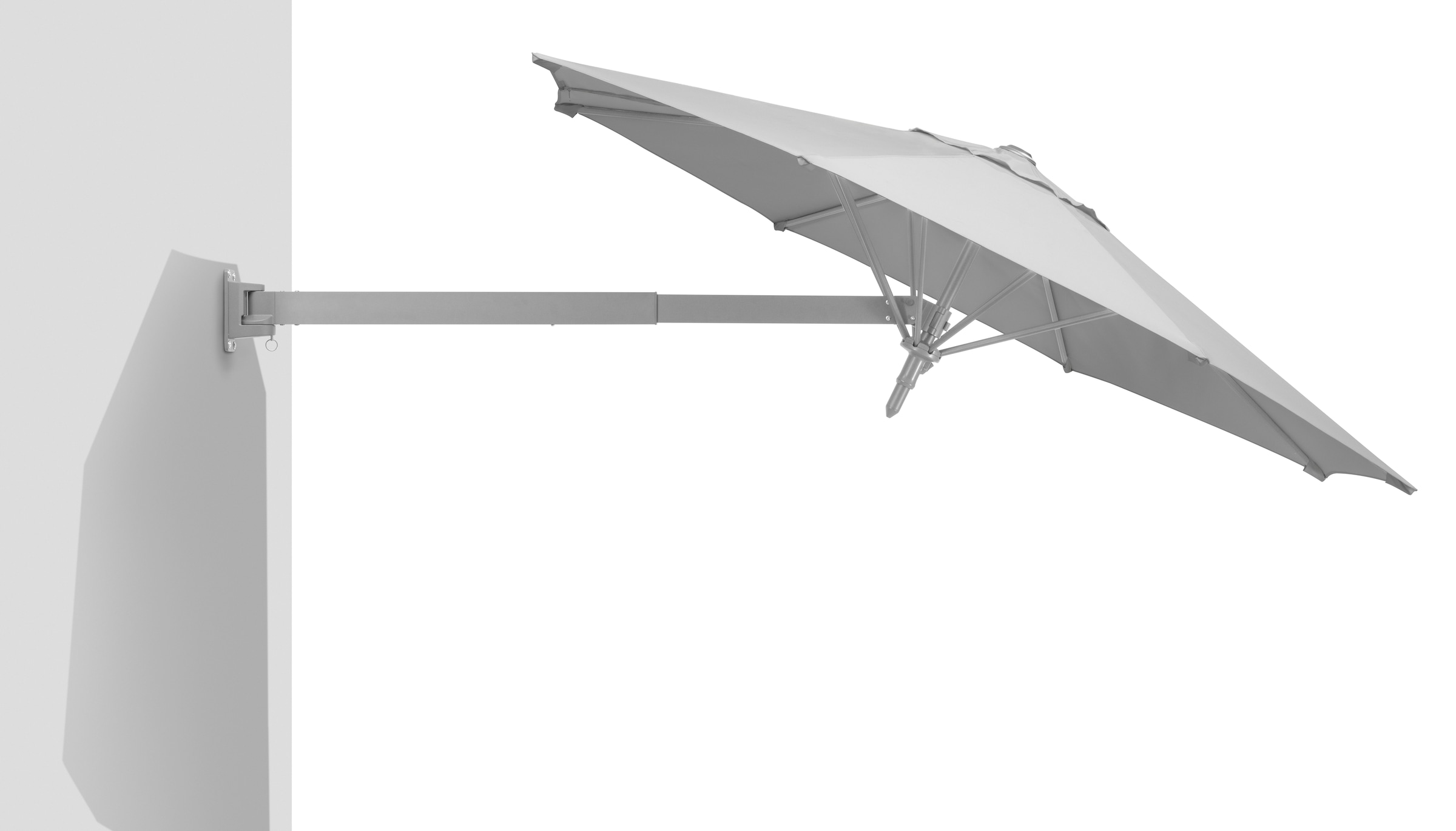 Schneider Schirme Sonnenschirm ""Muro" Wandschirm, Ø 250 cm", hochwertiger Schattenspender für Ihren Garten