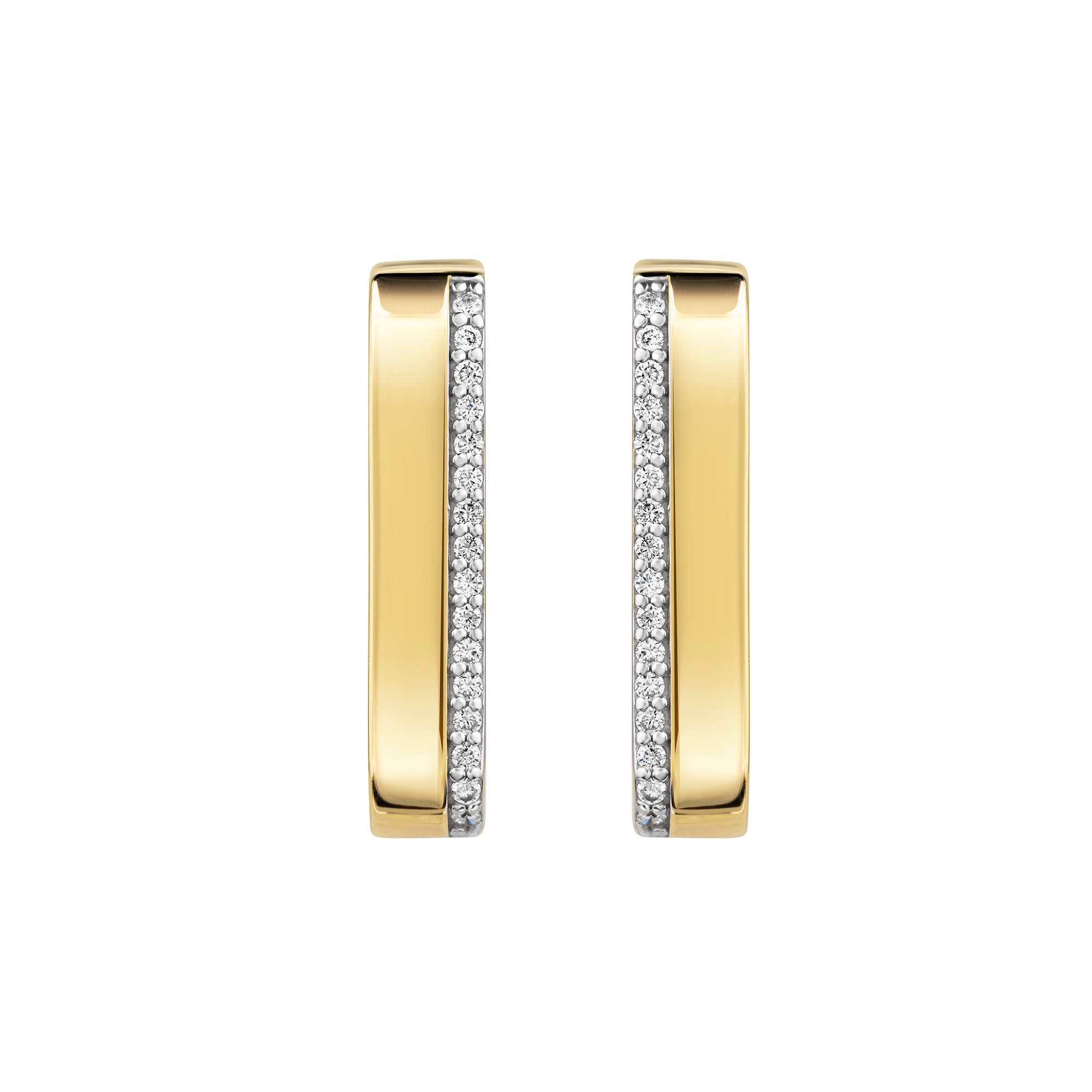 Firetti Paar Creolen »Schmuck Geschenk Silber 925 Ohrschmuck Ohrringe« mit Zirkonia (synth.)