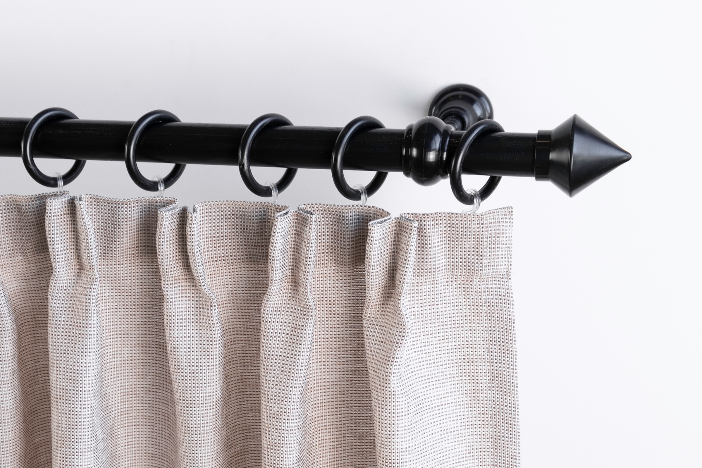 GARESA Gardinenstange "Palmi" Ø 28 mm 1 läufig-läufig Wunschmaßlänge Vorhan günstig online kaufen