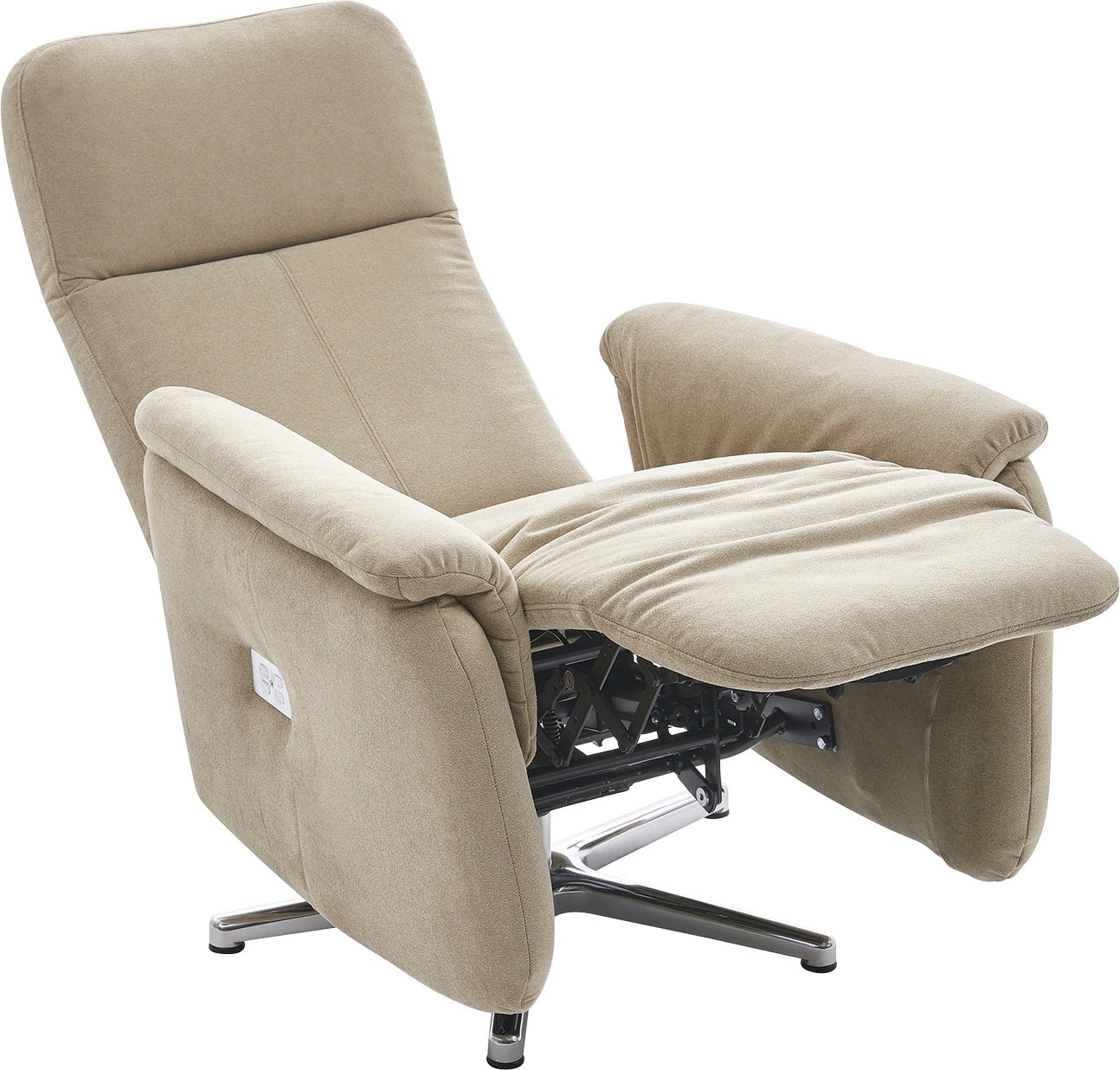 CALIZZA INTERIORS Relaxsessel »Olivin«, inklusiver stufenloser Kopfteilverstellung und mit Verstellung