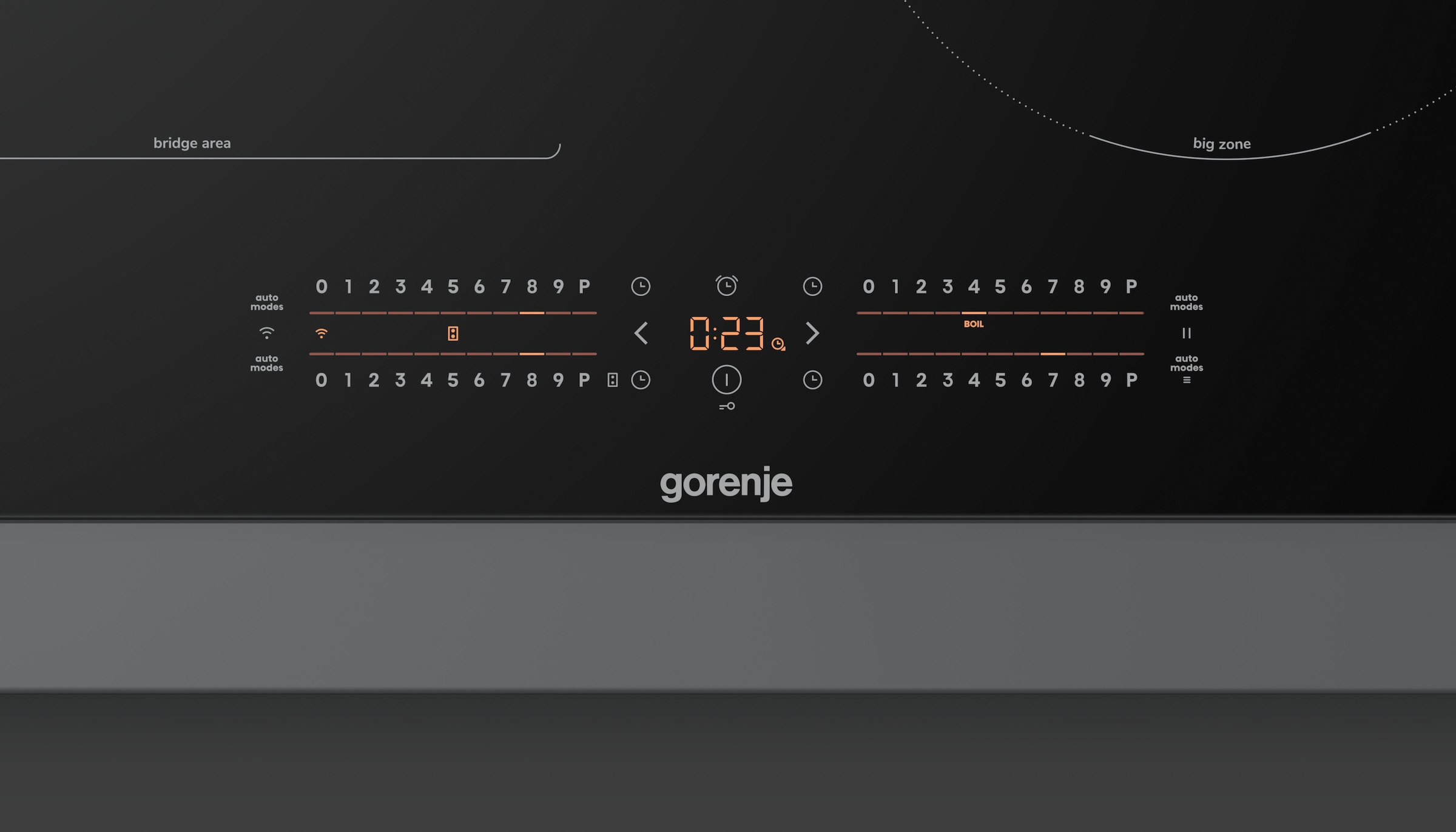 GORENJE Flex-Induktions-Kochfeld »GI6432BSCWF«, 60cm Induktionskochfeld mit BridgeZone
