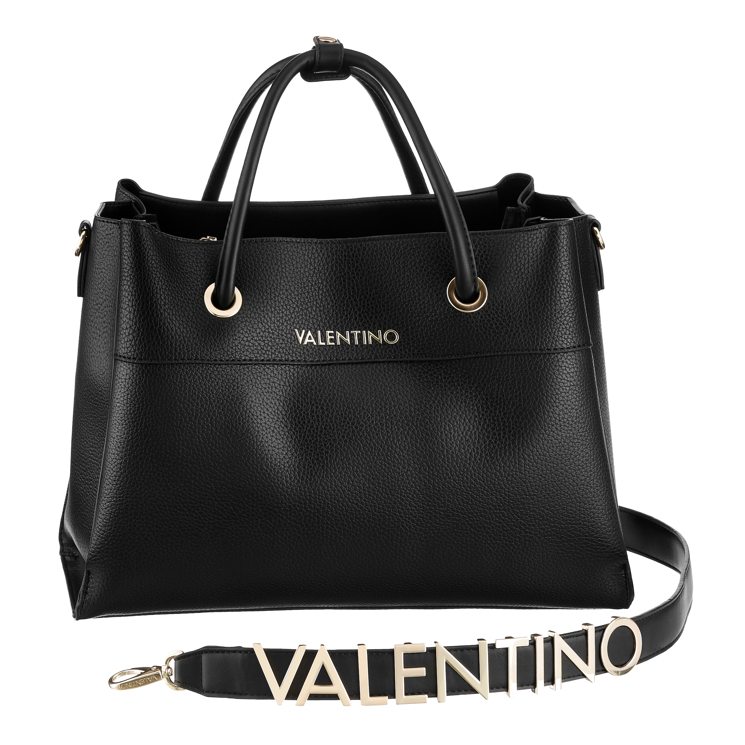 VALENTINO BAGS Henkeltasche "ALEXIA", Umhängetasche Schultertasche mit gold günstig online kaufen