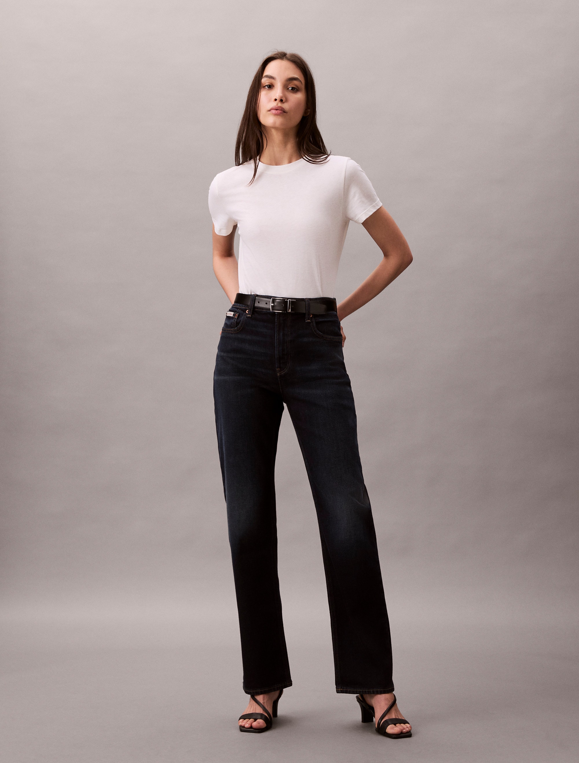 Calvin Klein Jeans Gerade Jeans "HIGH RISE STRAIGHT OXBOW", Regular fit günstig online kaufen