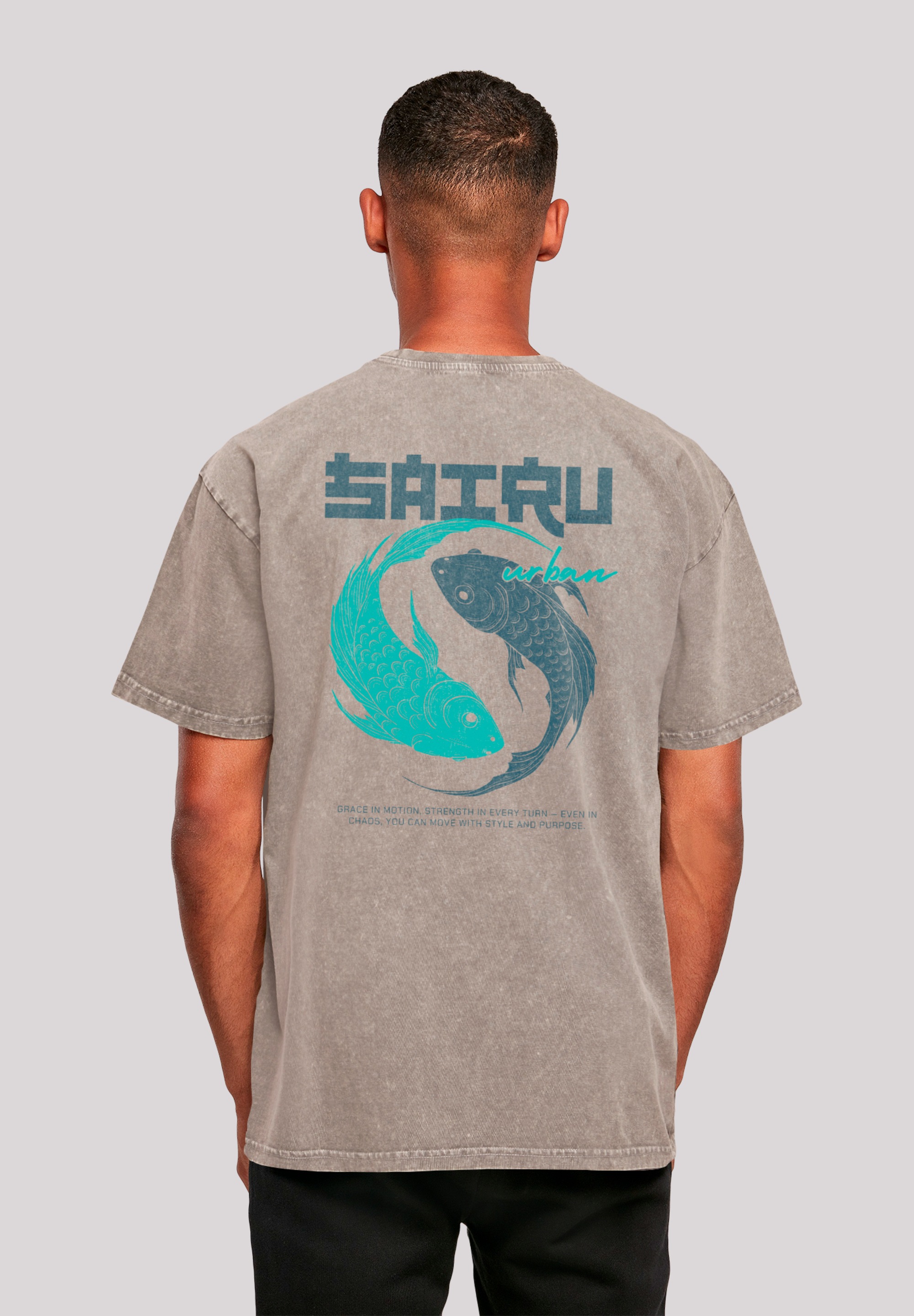 F4NT4STIC T-Shirt »Koi Fish Oversize Japan Streetstyle«, Japan Streetwear Styles