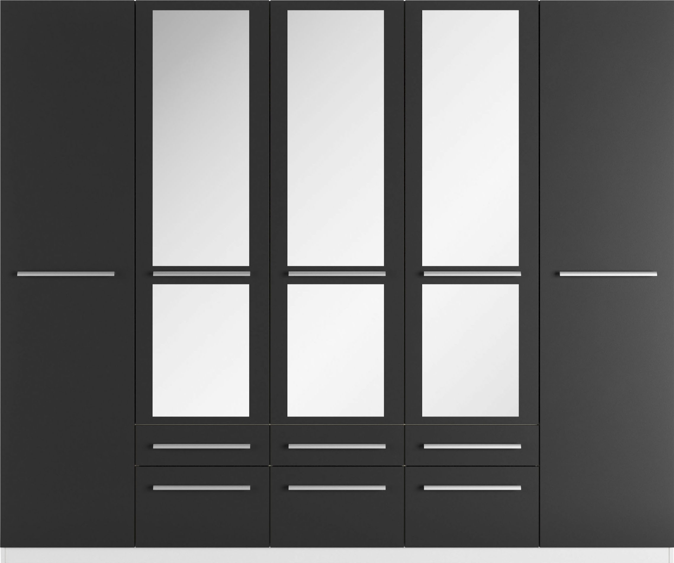 Thumbnail - priess Kleiderschrank "Schrank Garderobe Wäscheschrank Barcelona in 5 Breiten", viel Stauraum, geräumige Schubkästen, mi...