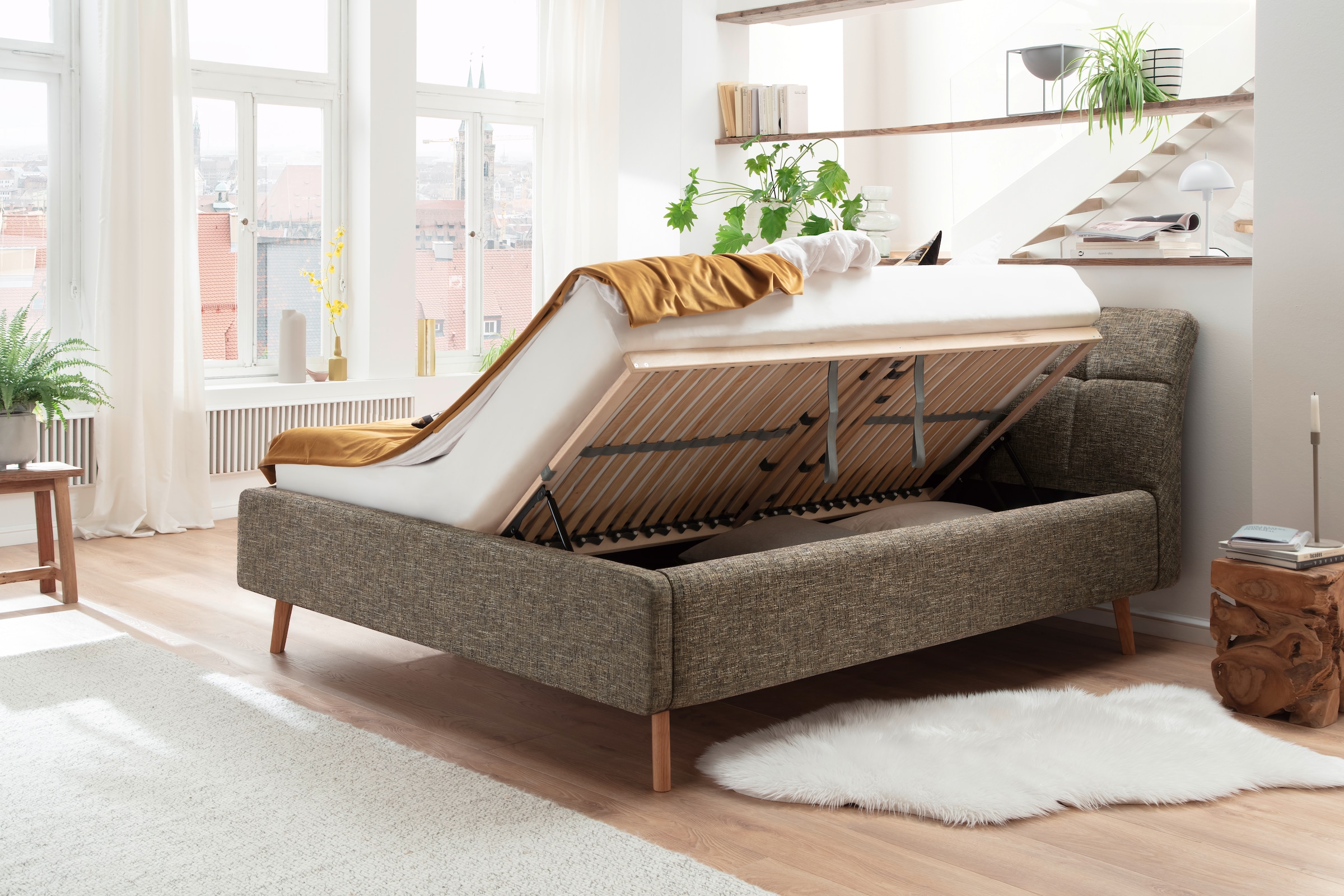 meise.möbel Polsterbett »Mila«, mit Bettkasten