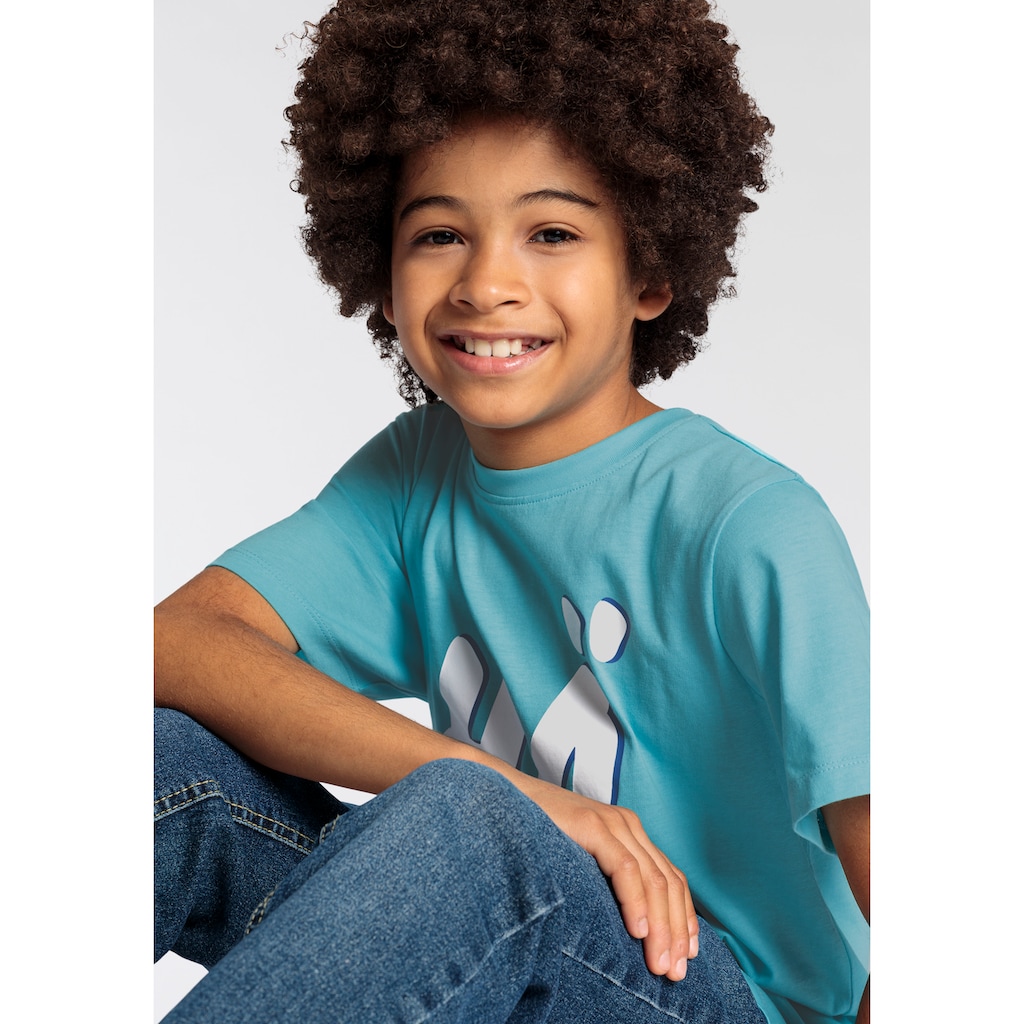 KIDSWORLD T-Shirt »FRAGEWORT MIT 2 BUCHSTABEN«