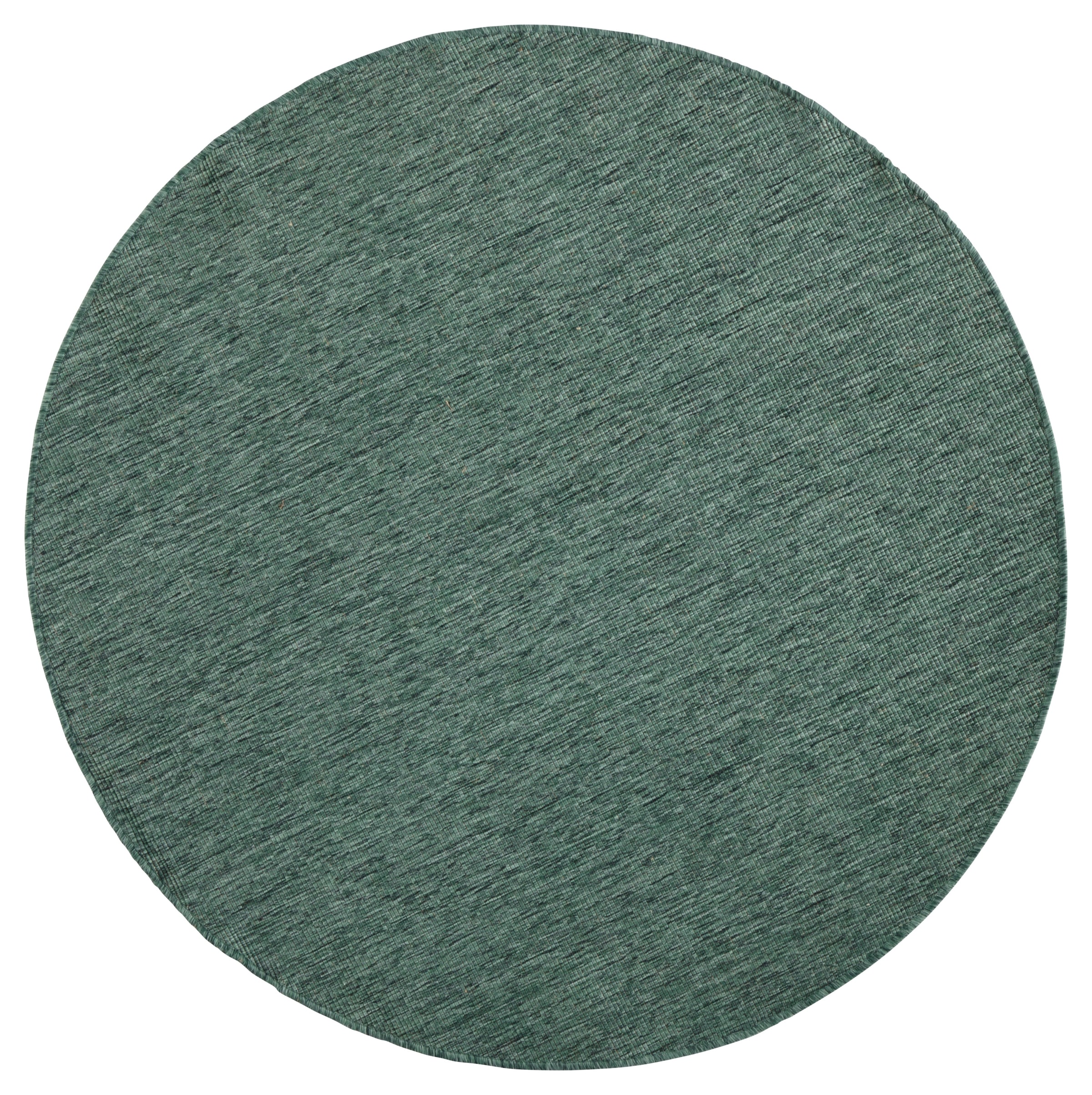 NORTHRUGS Teppich »Miami Wendeteppich«, rund, 5 mm Höhe, In-& Outdoor, Wetterfest, Balkon, Garten, Wohnzimmer, Wasserfest