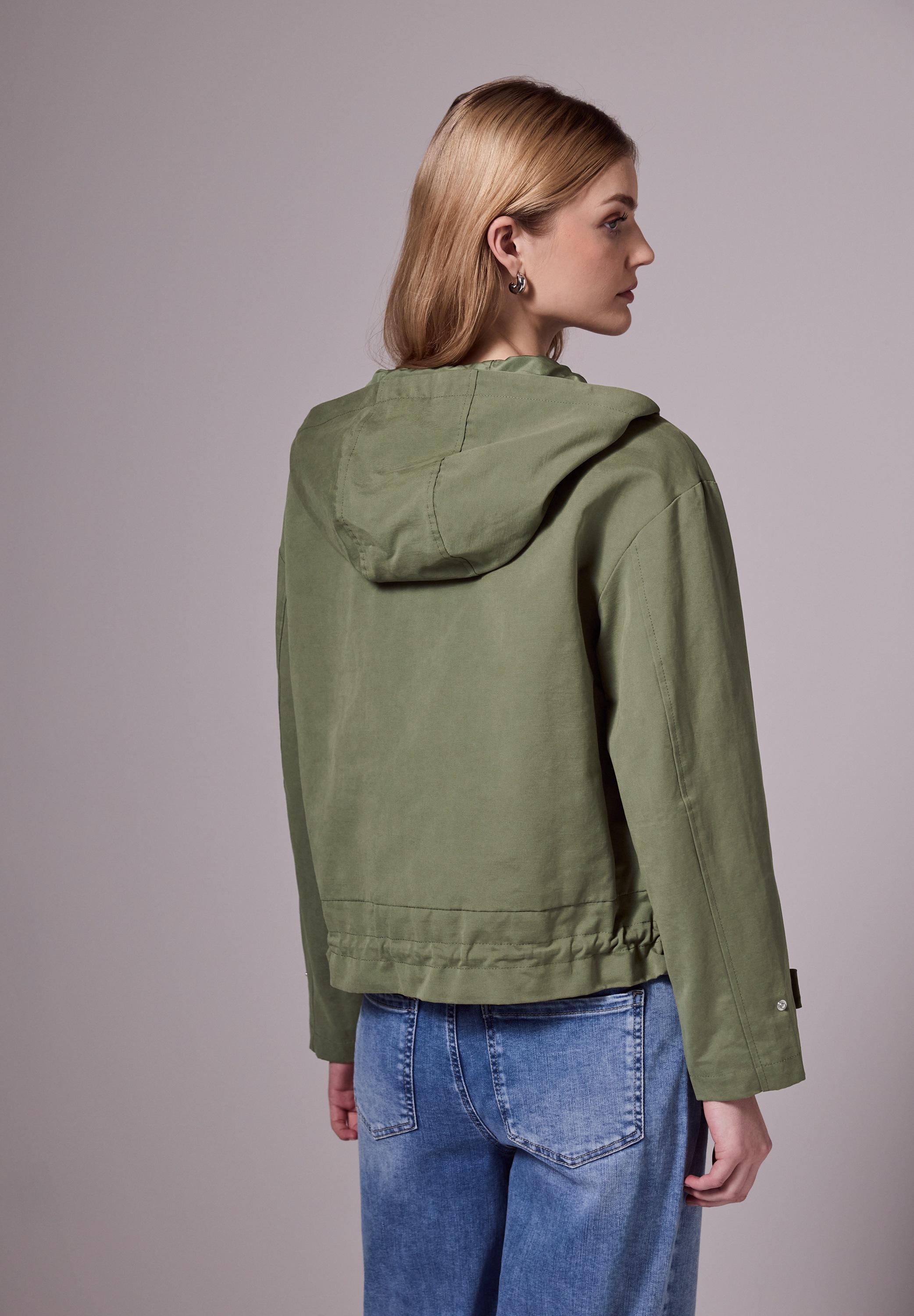 STREET ONE STUDIO Parka, mit Kapuze, mit Tunnelzug am Saum