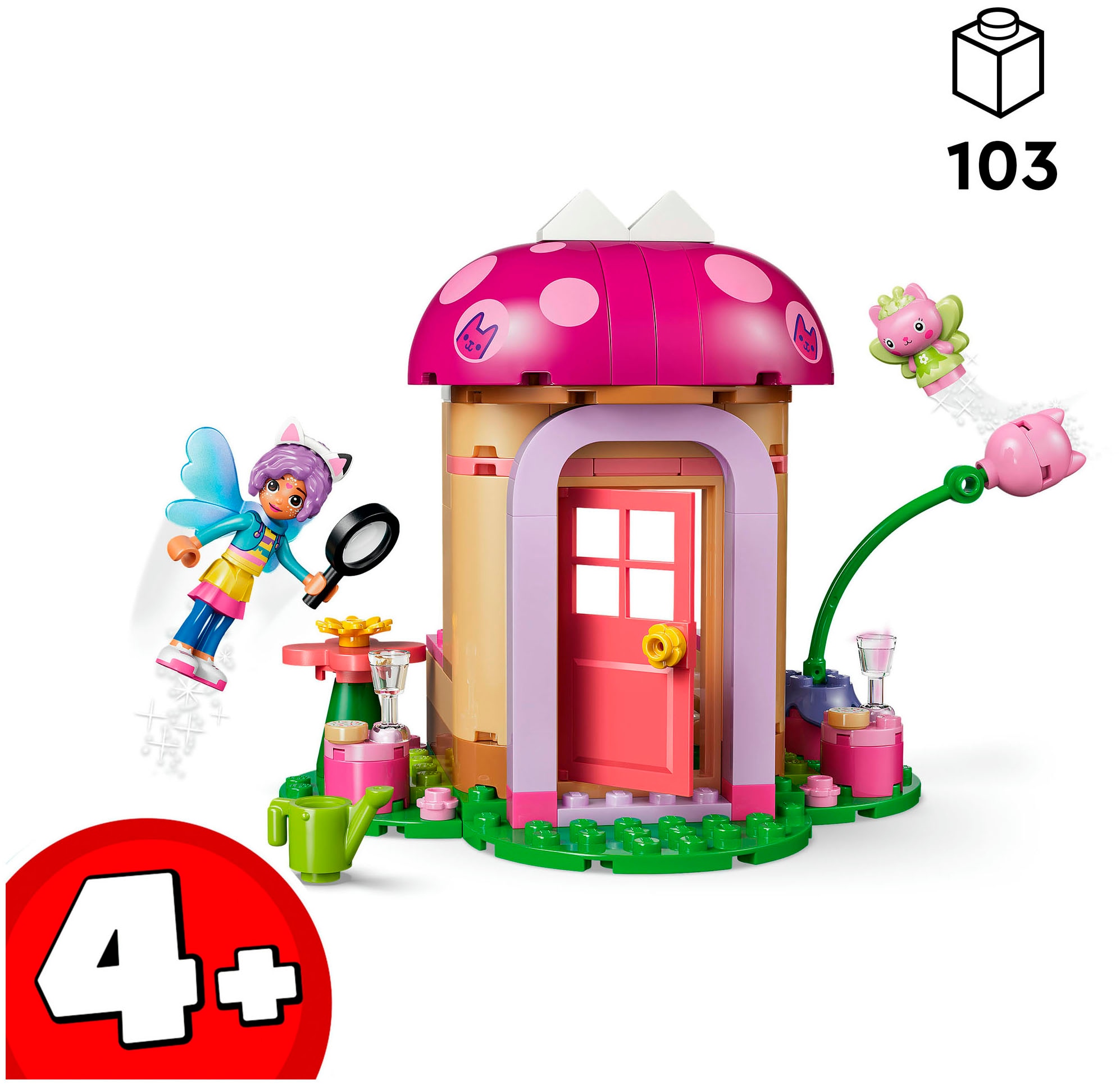 LEGO® Konstruktionsspielsteine »Kitty Fees Gartenhaus (11212), LEGO Gabby's Dollhouse« Made in Europe