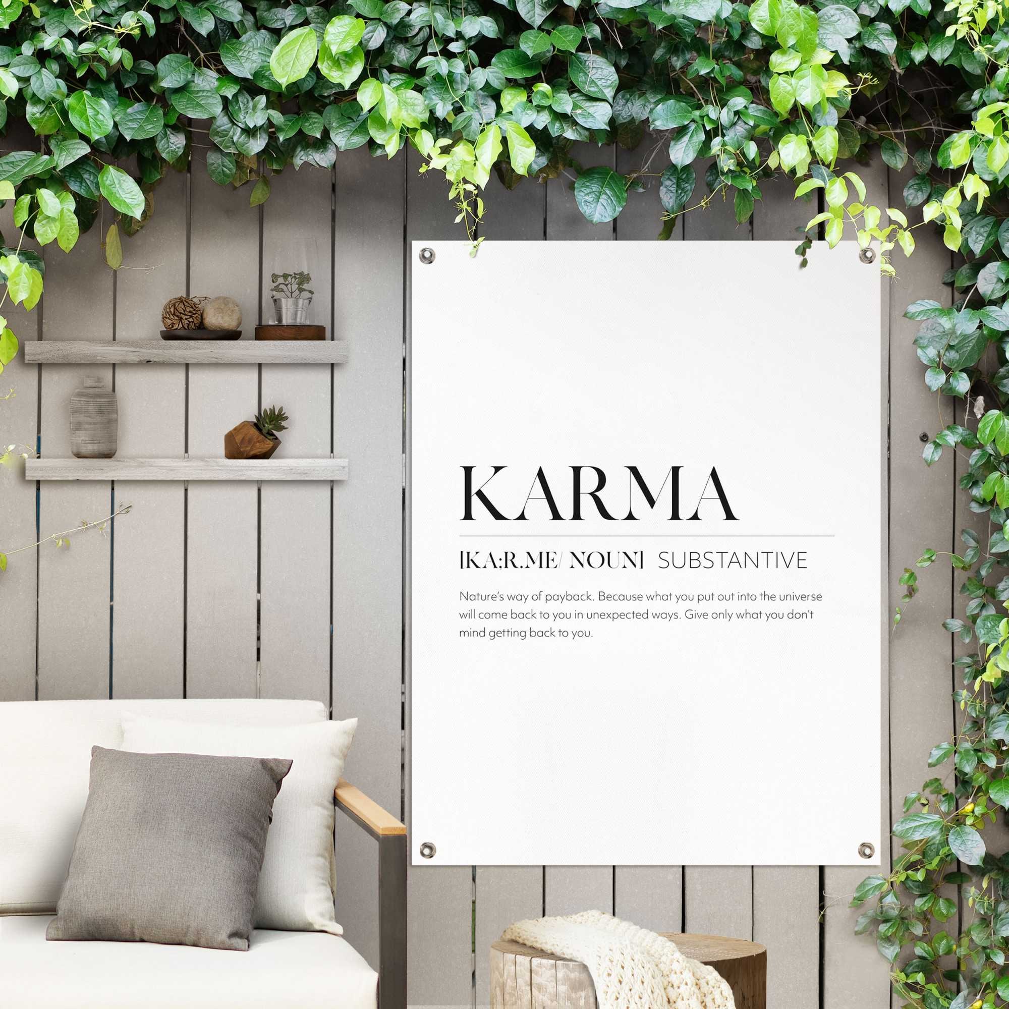 Reinders! Poster »Karma«, Balkon BAUR Outdoor kaufen oder | für Garten