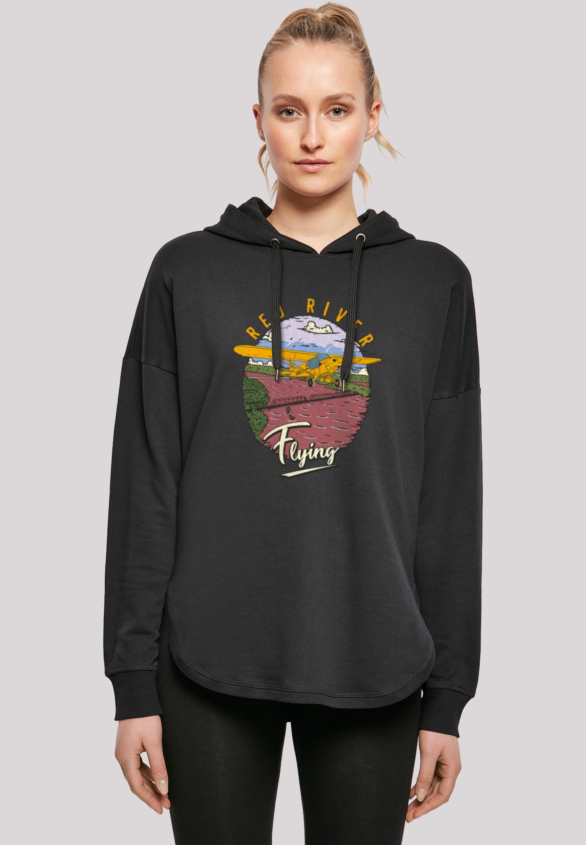 F4NT4STIC Kapuzenpullover "Red River Flying", Print günstig online kaufen