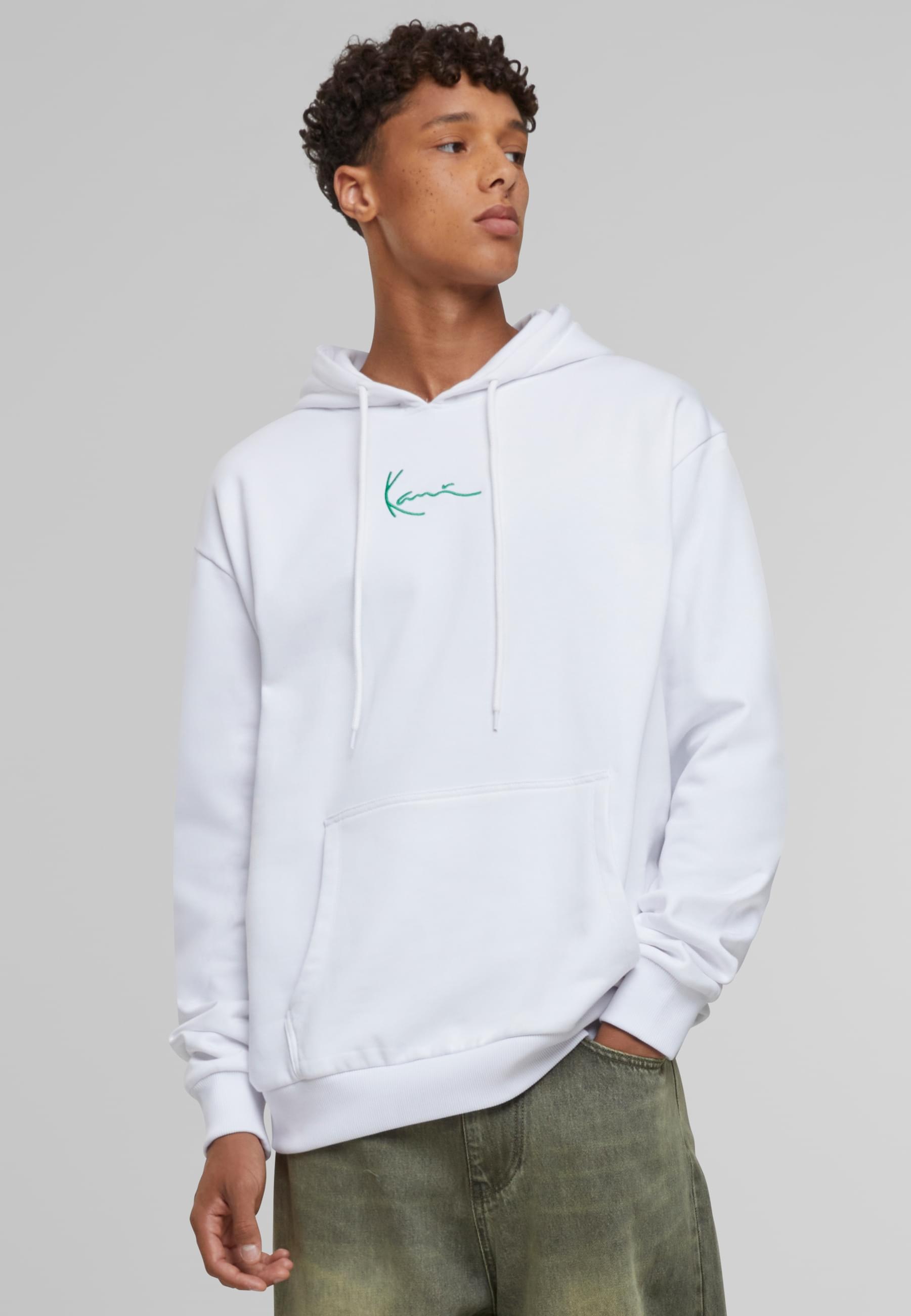 Karl Kani Kapuzensweatshirt »Karl Kani Small Signature Green Logo Hoodie«, (1 tlg.)