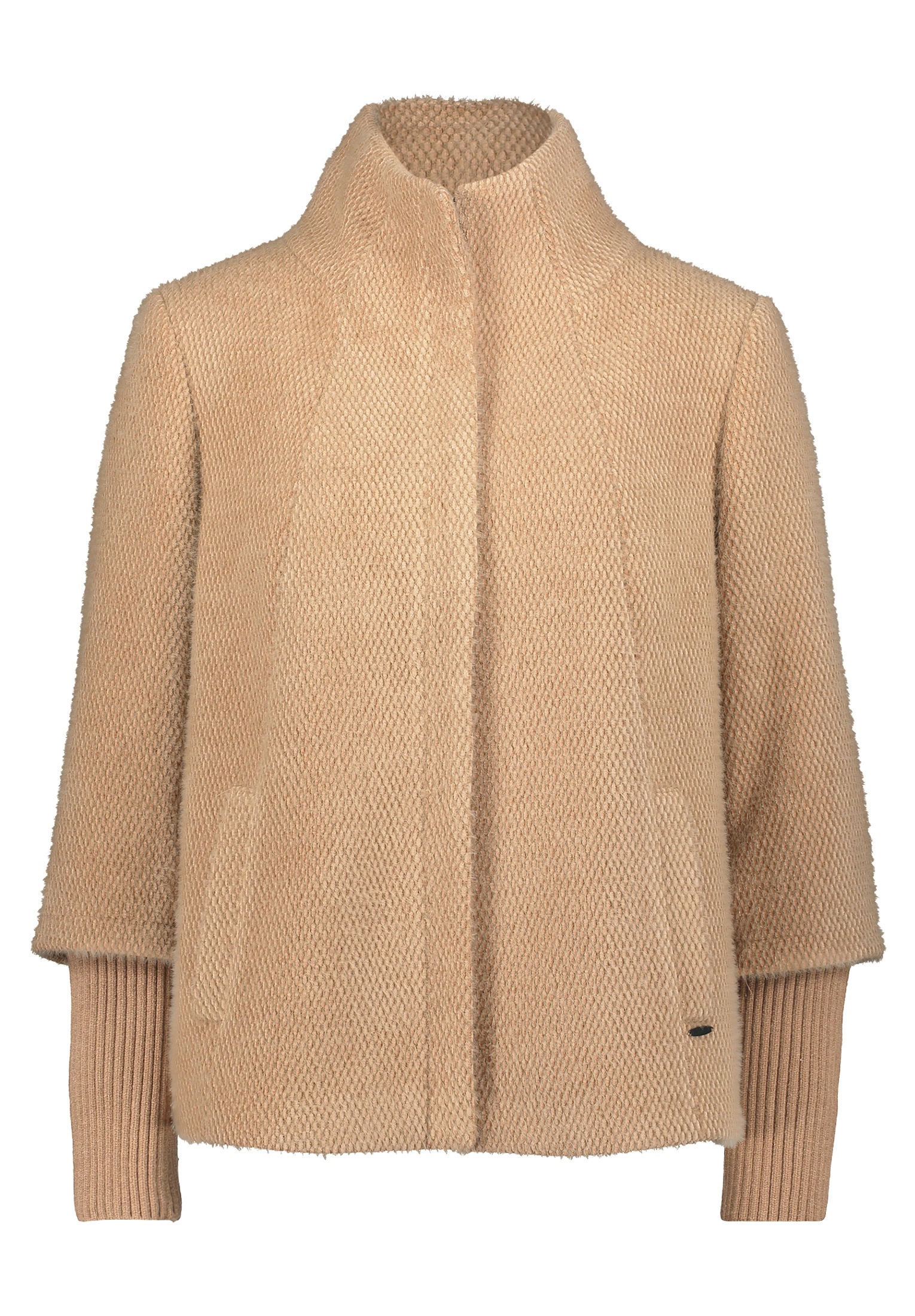 Betty&Co Fellimitatjacke "Damen mit Rippbündchen" günstig online kaufen