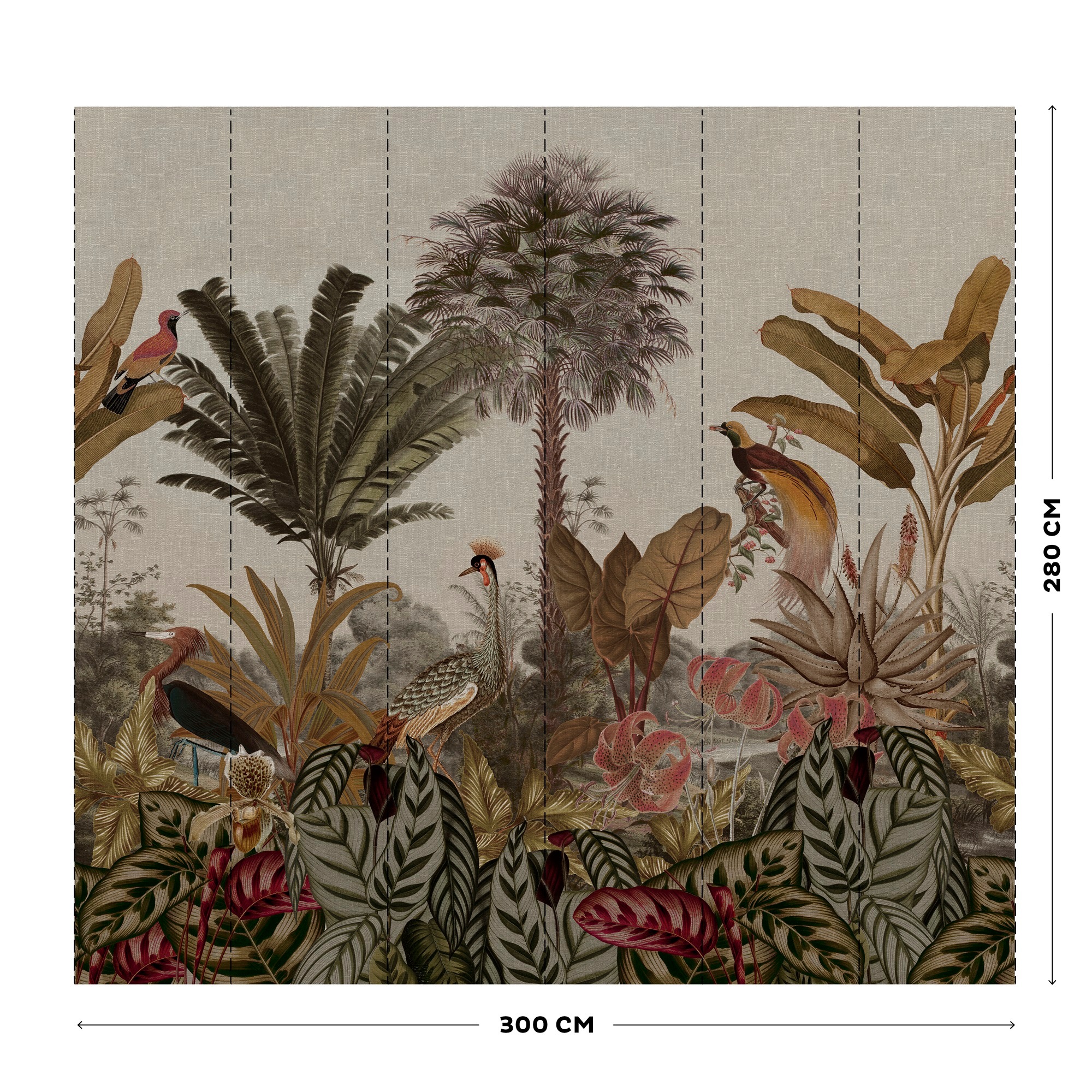 Art for the home Fototapete »Borneo«, neutral, Design Tapeten