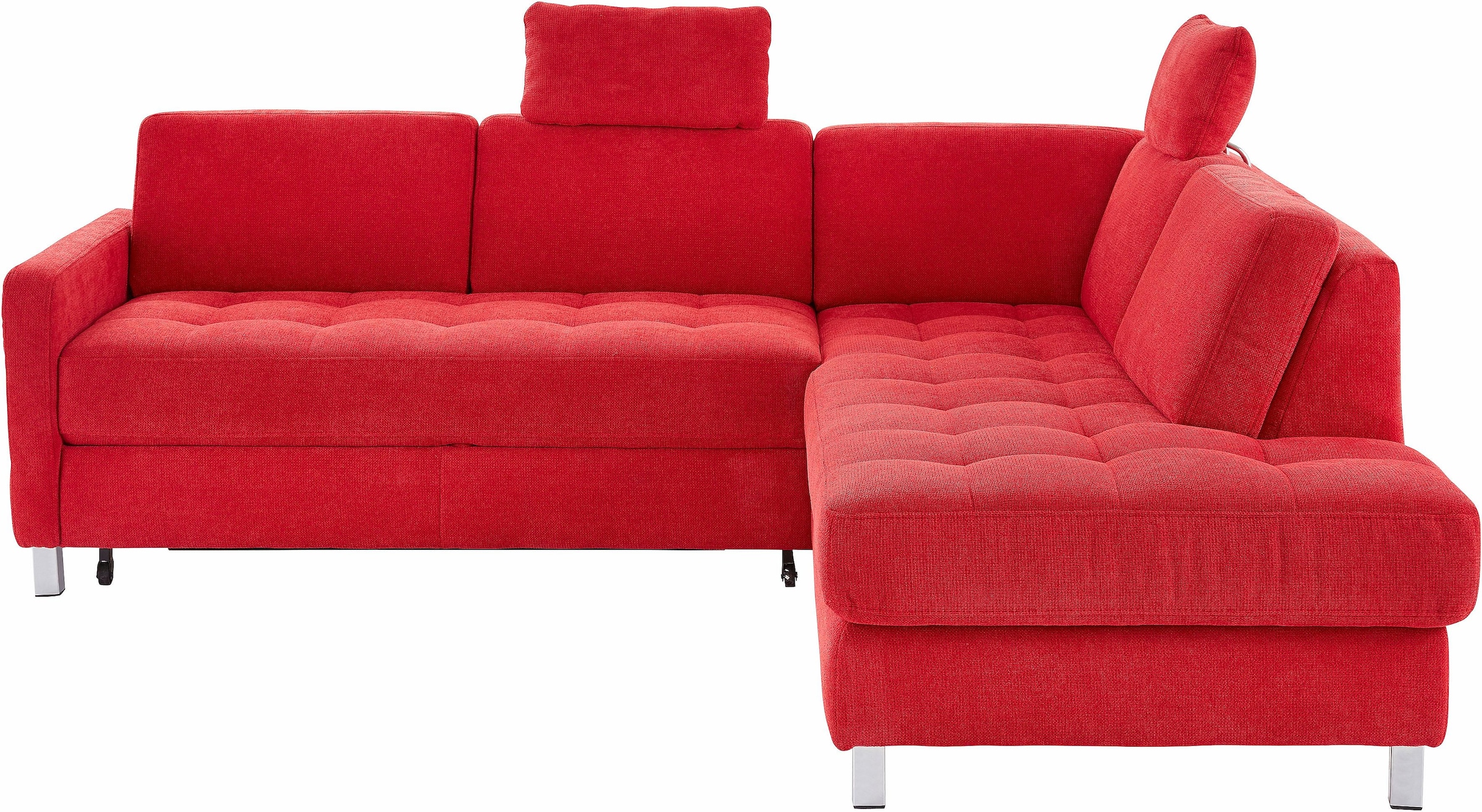 sit&more Ecksofa »Pablo L-Form«, wahlweise mit Bettfunktion