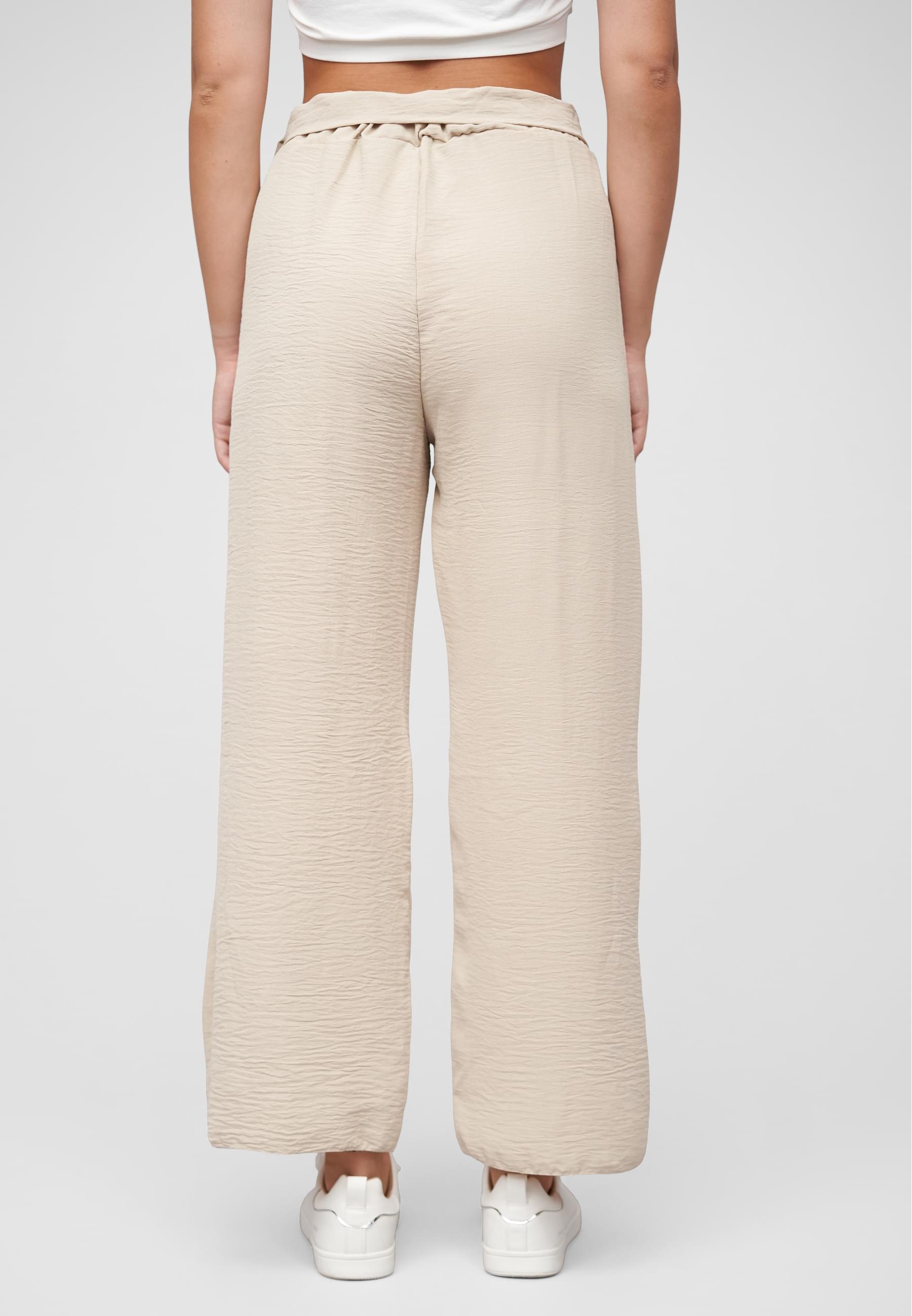 CLOUD 5IVE Stoffhose »CLOUD 5IVE Sommerhose mit seitlich. Schlitzen und Bindegürtel«