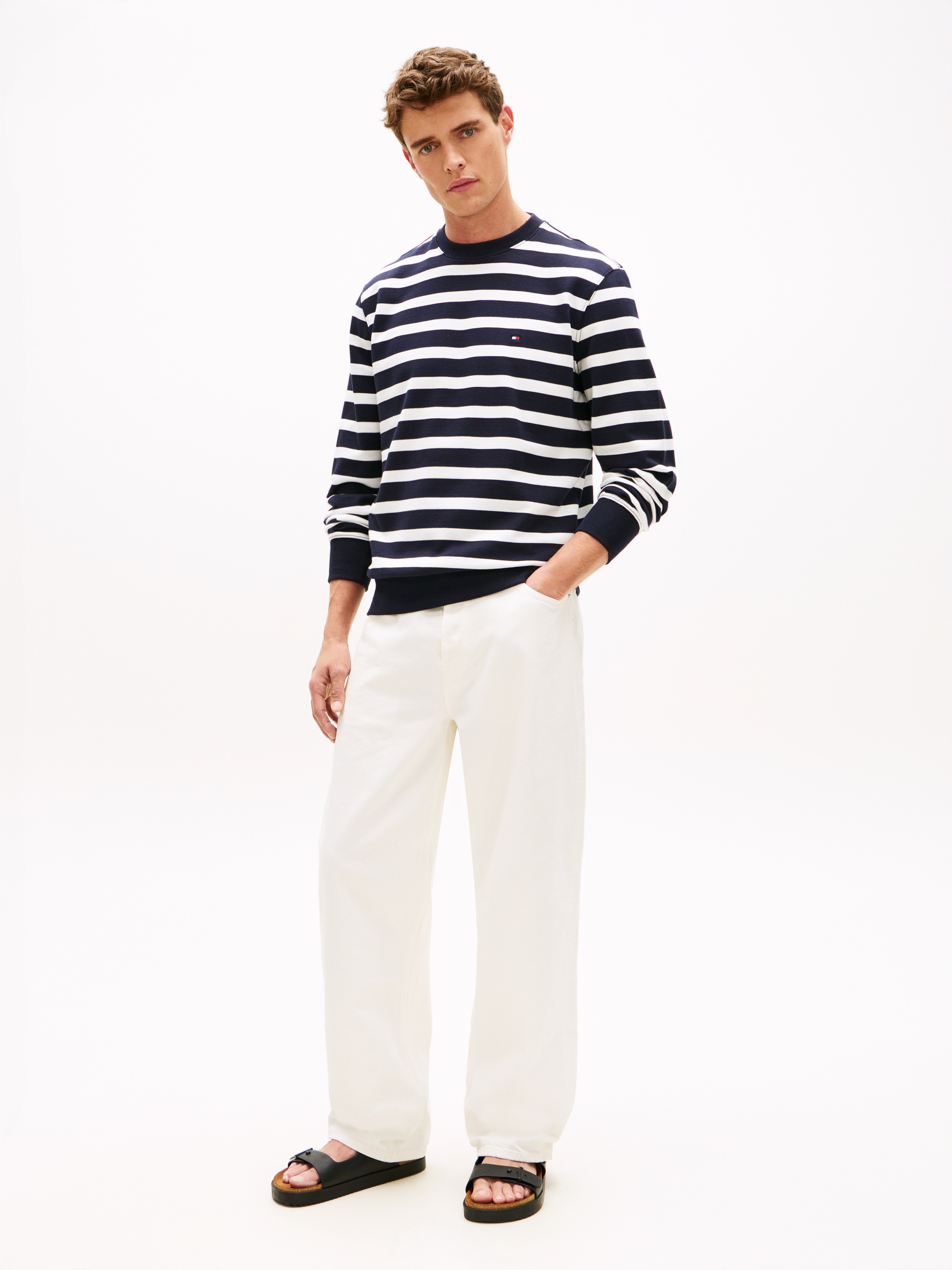 Tommy Hilfiger Pantolette "CORK ADJUSTABLE LTH SANDAL" Sommerschuh, Bequems günstig online kaufen