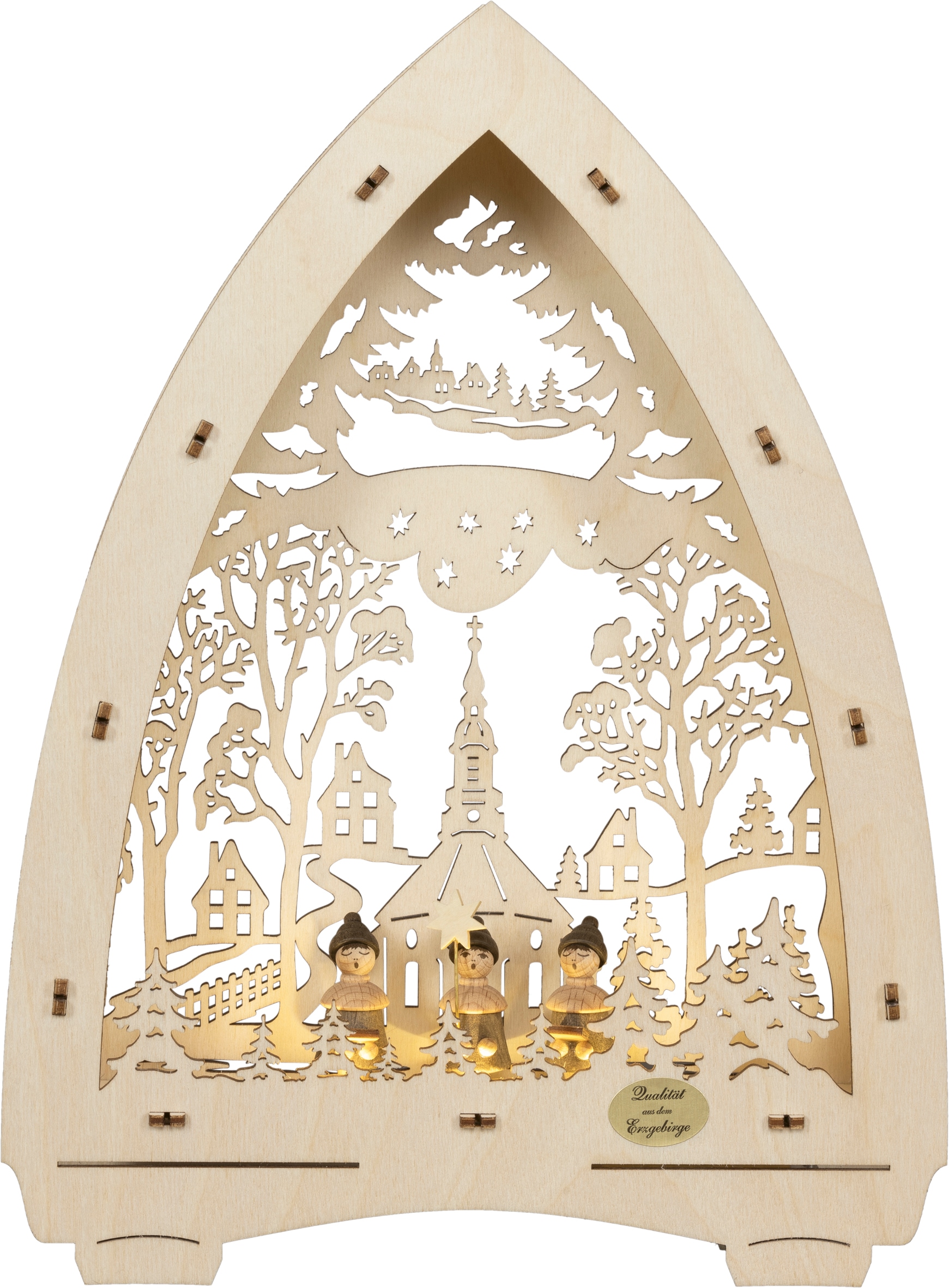 SAICO Original LED Schwibbogen "LED-Lichterspitze, Seiffener Kirche" für Ba günstig online kaufen