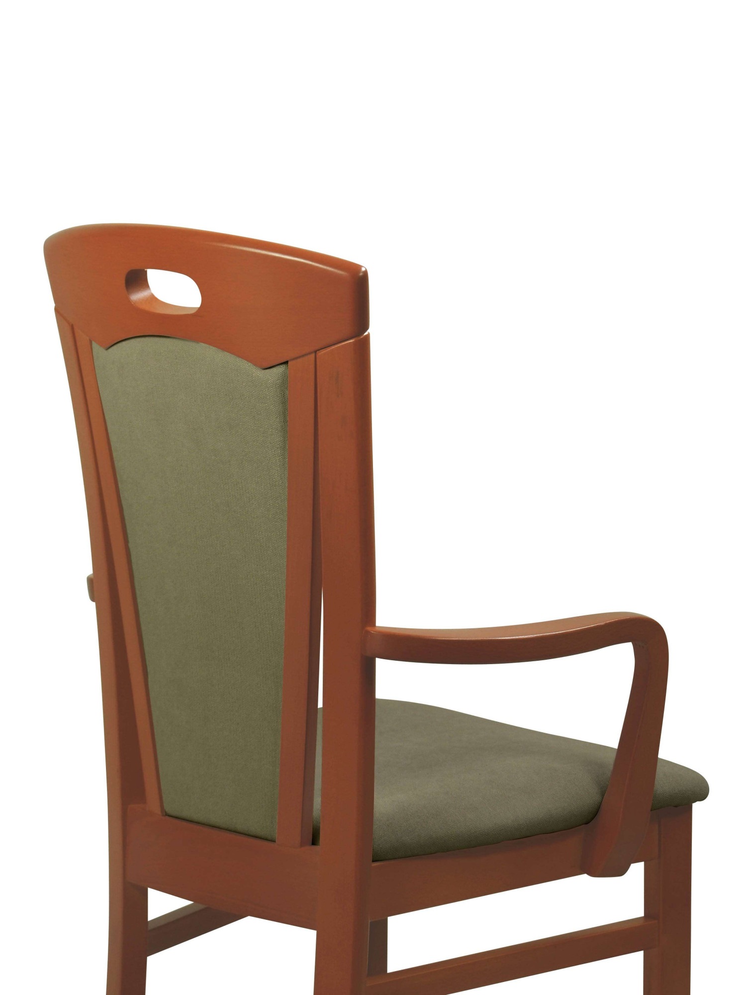 Home affaire Esszimmerstuhl »FERDI, Armlehnstuhl, Made in Italy, Massivholz«, 1 St., Feinstruktur, Bezug Feinstruktur (wasser-und fleckabweisend) oder Struktur