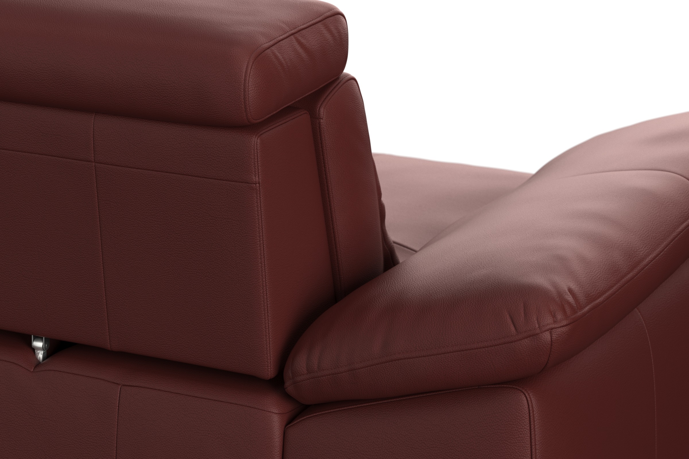 sit&more Ecksofa »Cabrio L-Form, mit Sitztiefenverstellung, Arm- und Kopfteilverstellung«, 2 Nierenkissen, Federkern, optional Bettfunktion und Stauraum