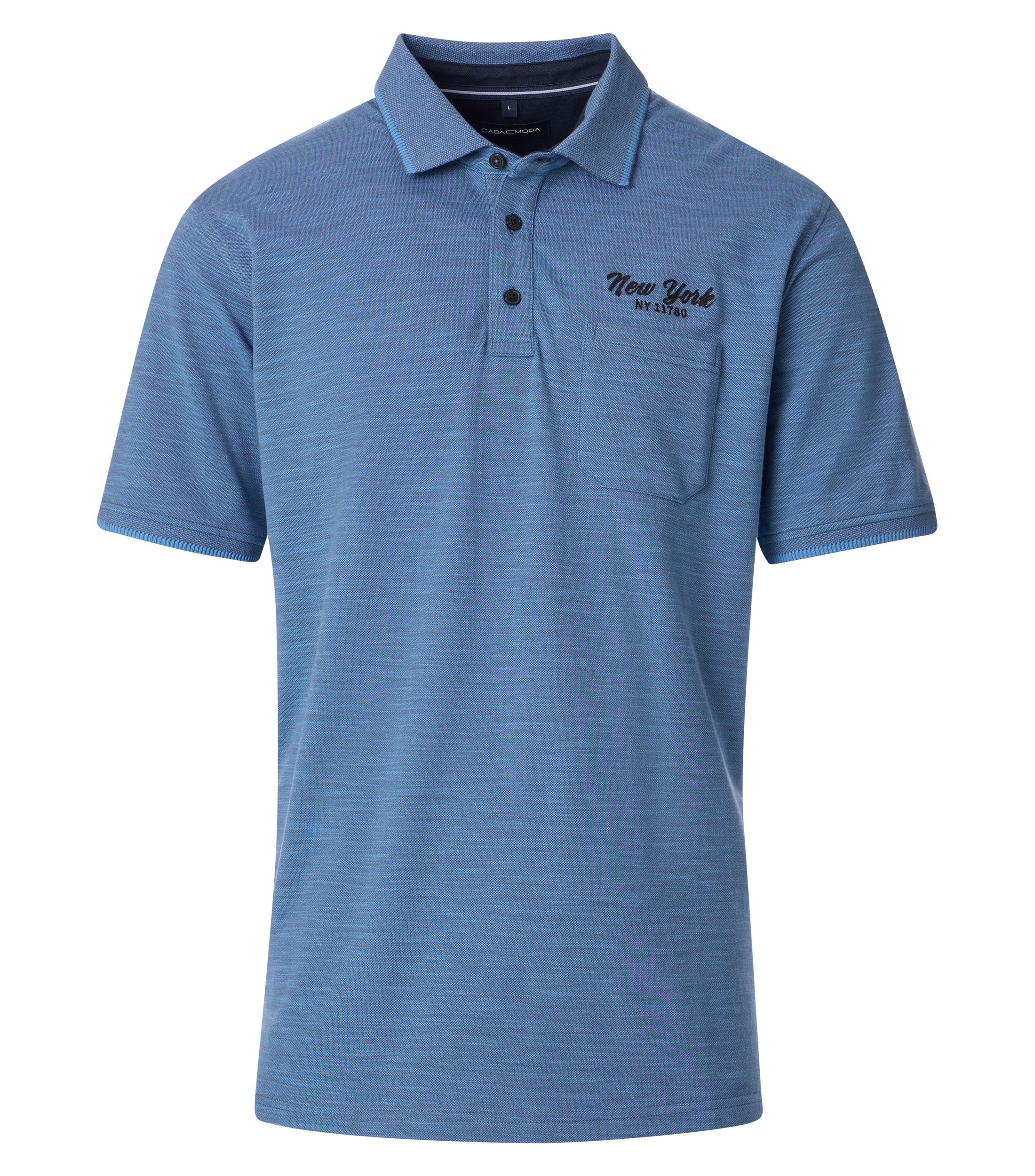 CASAMODA Poloshirt "CASAMODA Polo-Shirt uni" günstig online kaufen