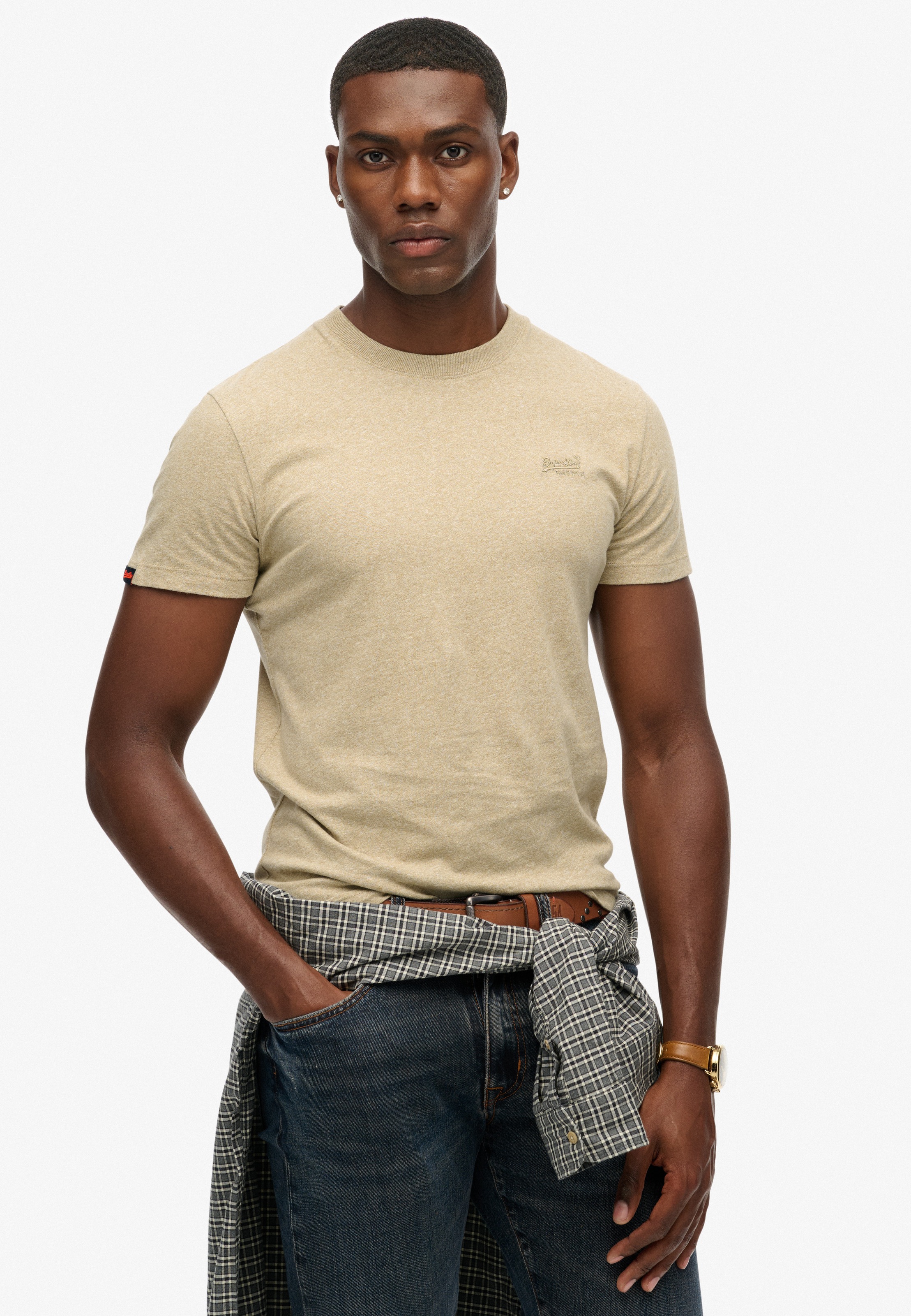 Superdry Rundhalsshirt "ESSENTIAL LOGO EMB TEE" günstig online kaufen