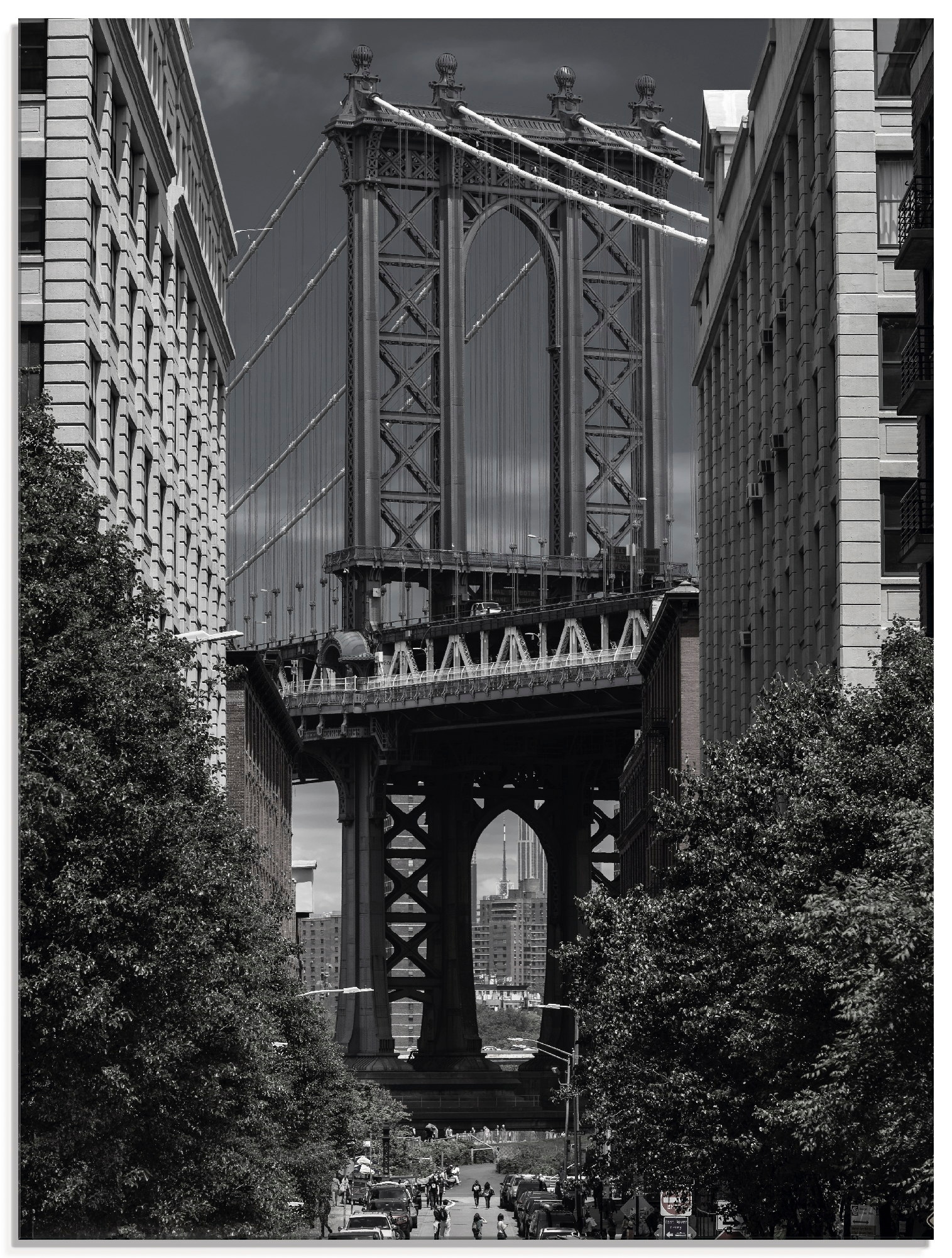 Artland Glasbild "New York Manhattan Bridge II", Amerika, (1 St.), in versc günstig online kaufen