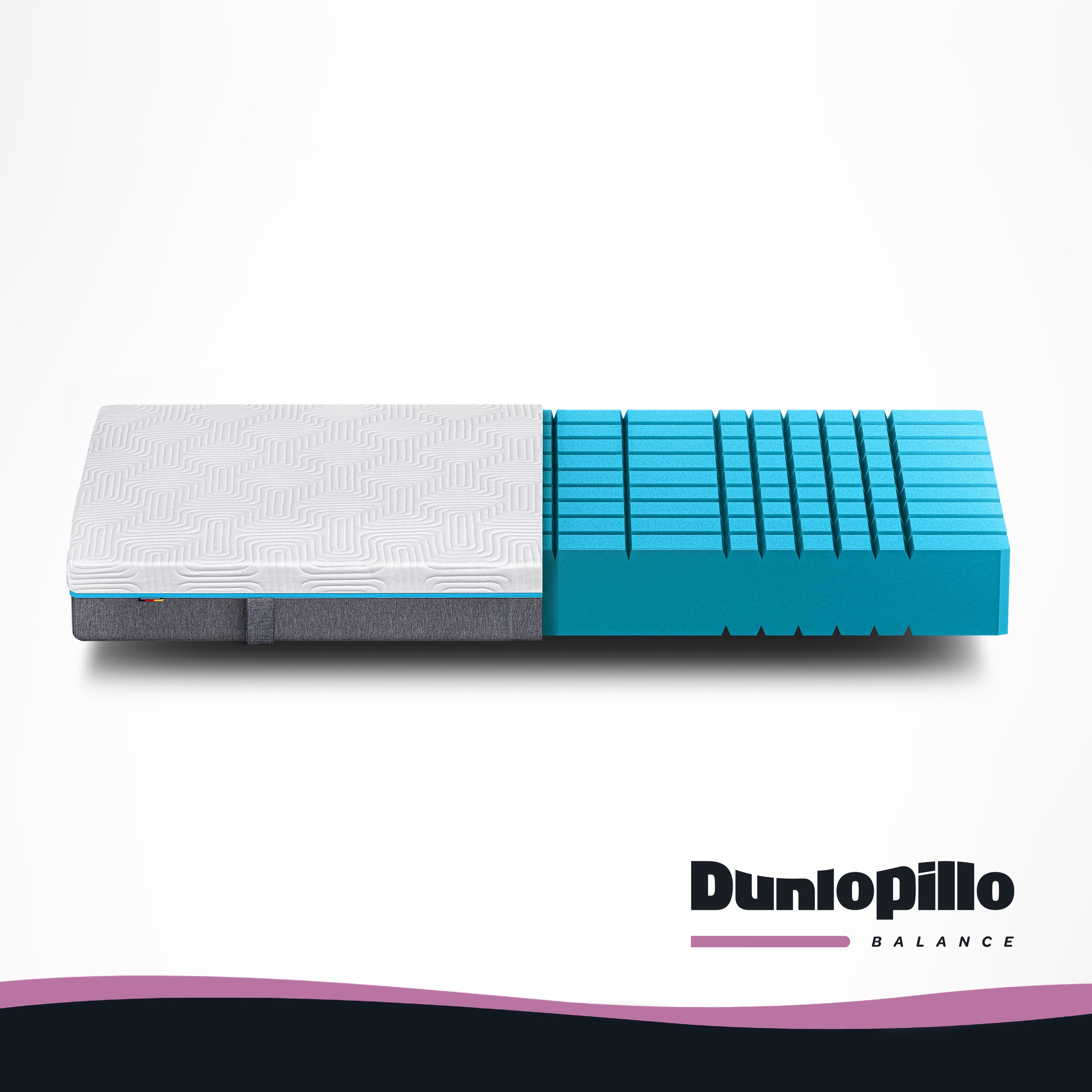 Dunlopillo Kaltschaummatratze »Dunlopillo Balance KS Matratze 90x200 und weiteren Größen« 23 cm hoch Raumgewicht: 38 kg/m³ 1-tlg., 1 Stk. tlg. Stabilisierung & Entlastung für Ihr Wohlbefinden