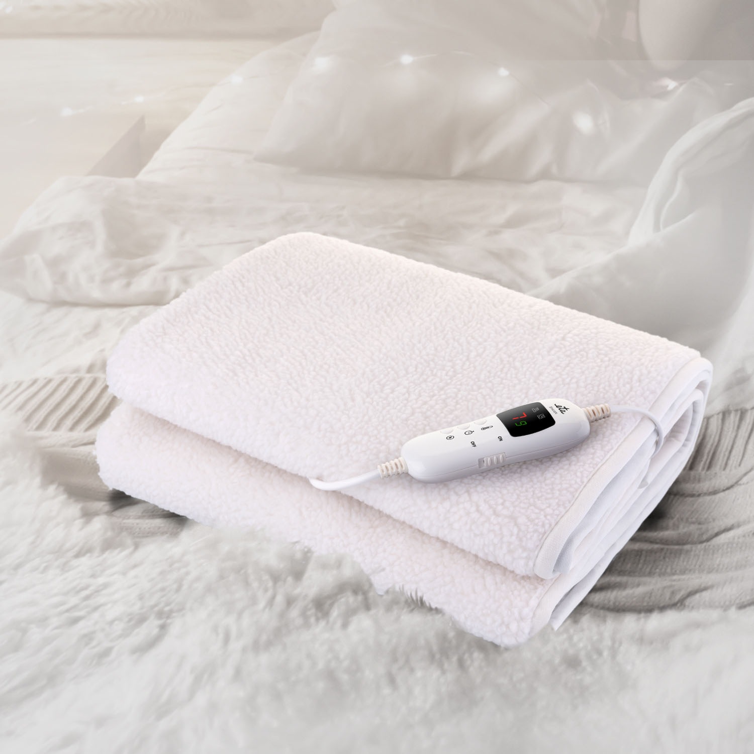 Thumbnail - eta Heizdecke "Shawn" Super weiches Polar Fleece, 7 Temperaturstufen von 30-45 ˚C