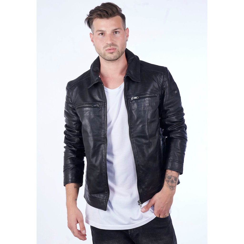 Bruno Banani Lederjacke »William«