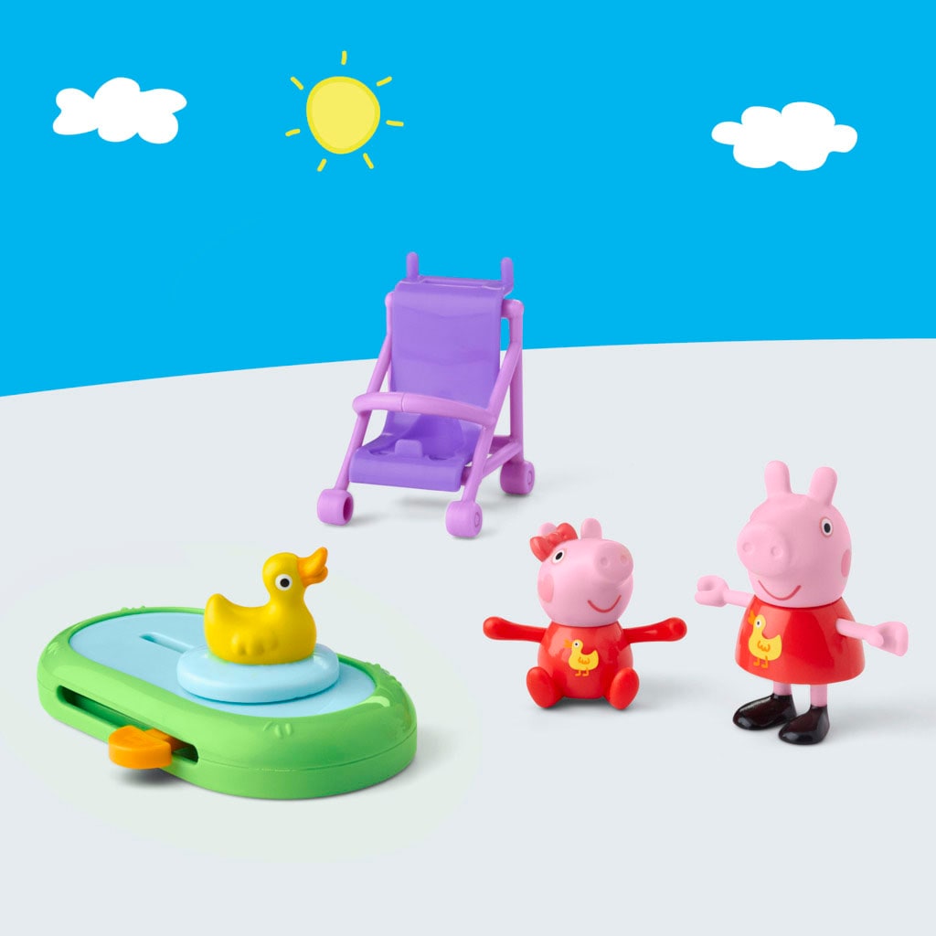 Hasbro Spielwelt »Peppa Pig Peppa und Evies Spielpark«